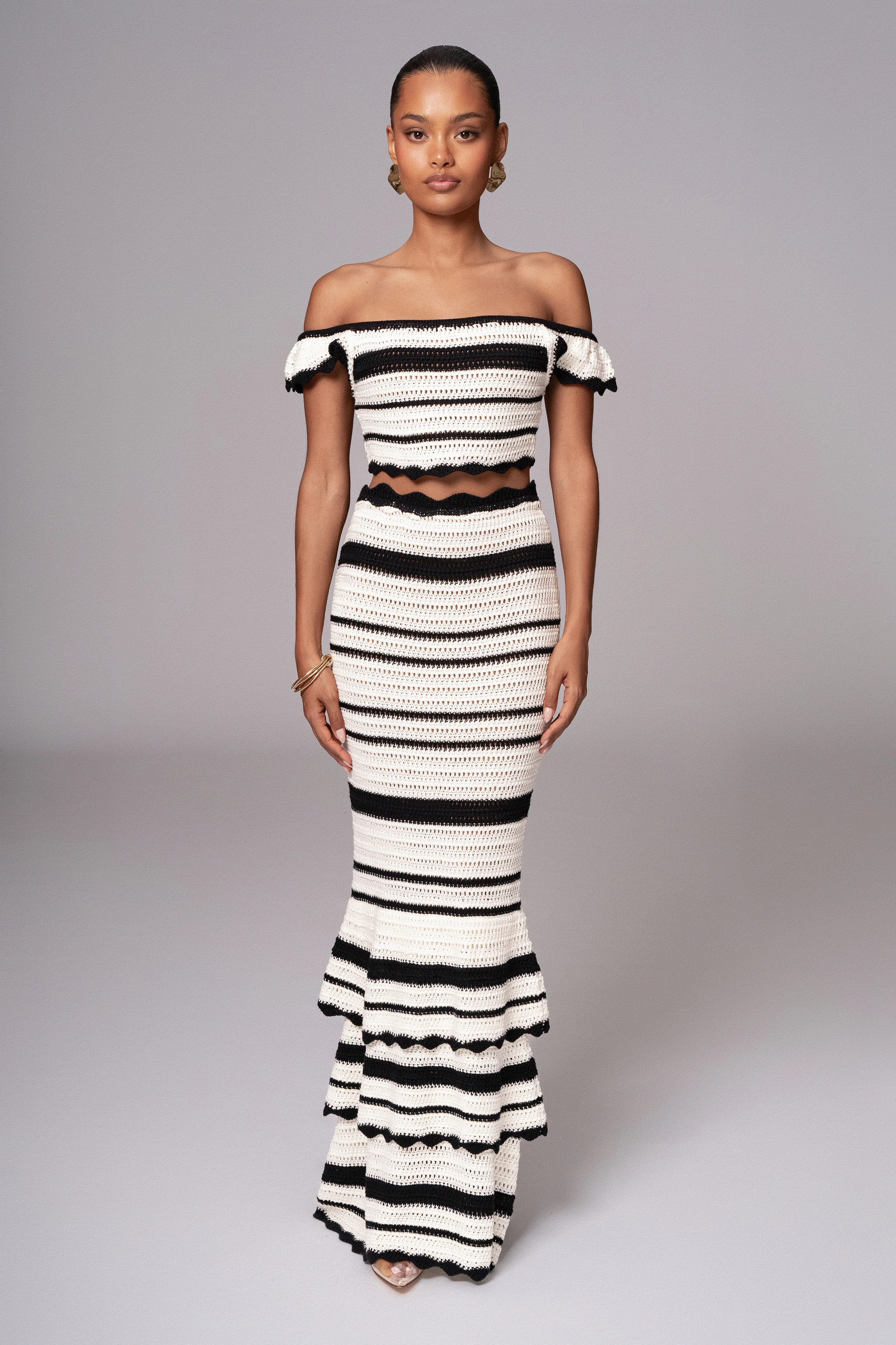 Black Corazon Ruffle Skirt Set - Image 18