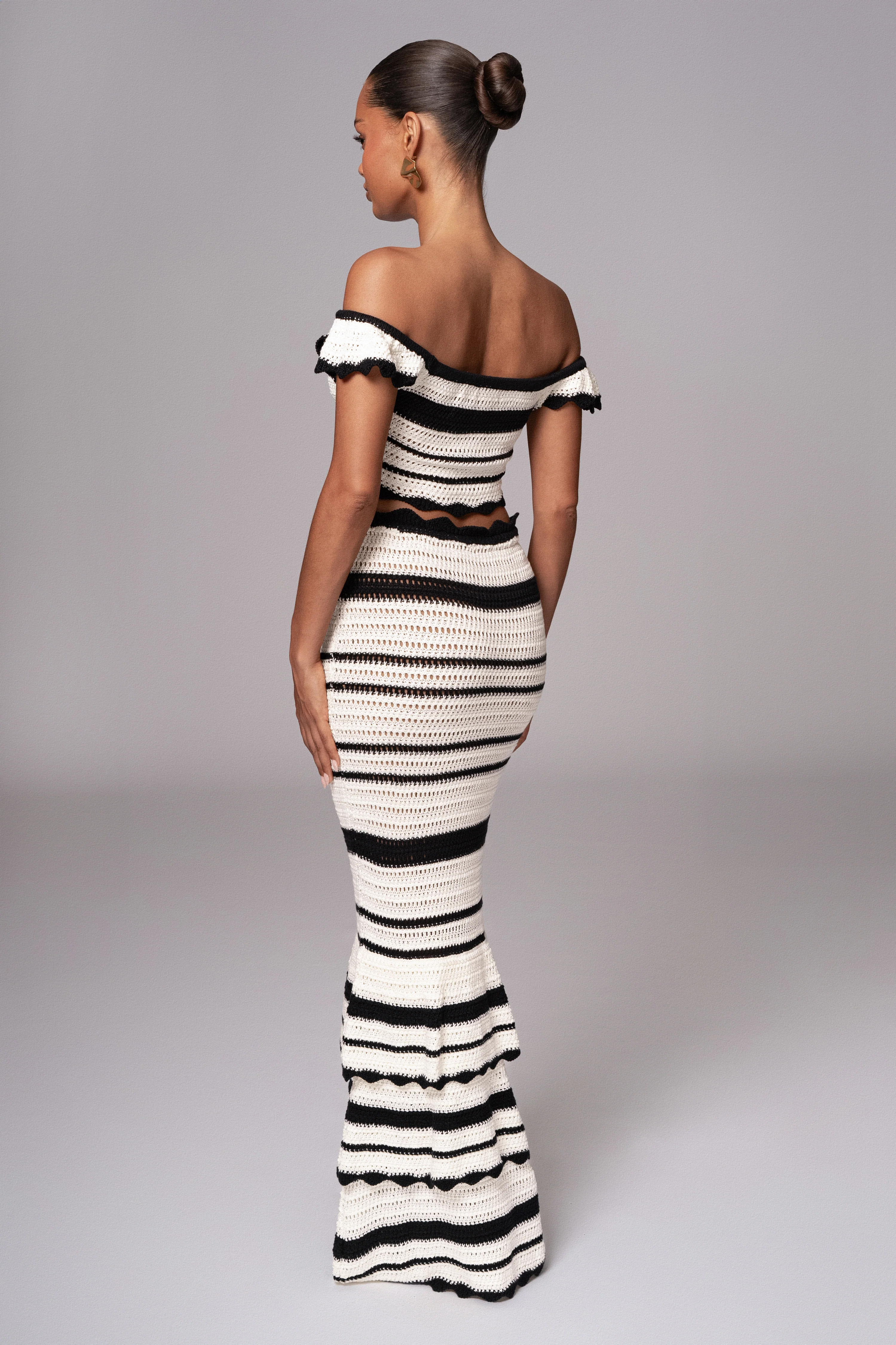 Black Corazon Ruffle Skirt Set - Image 3