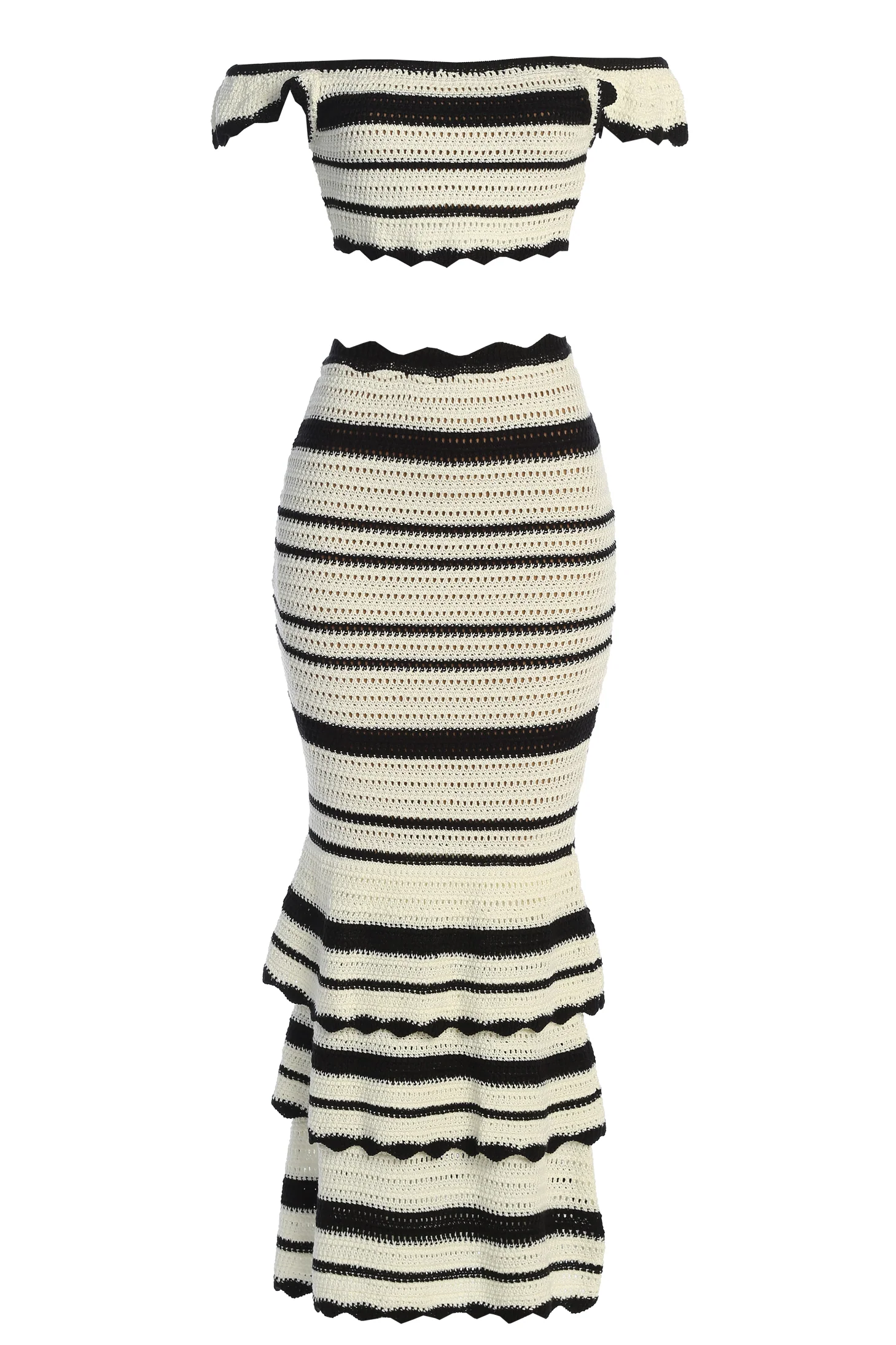 Black Corazon Ruffle Skirt Set - Image 8
