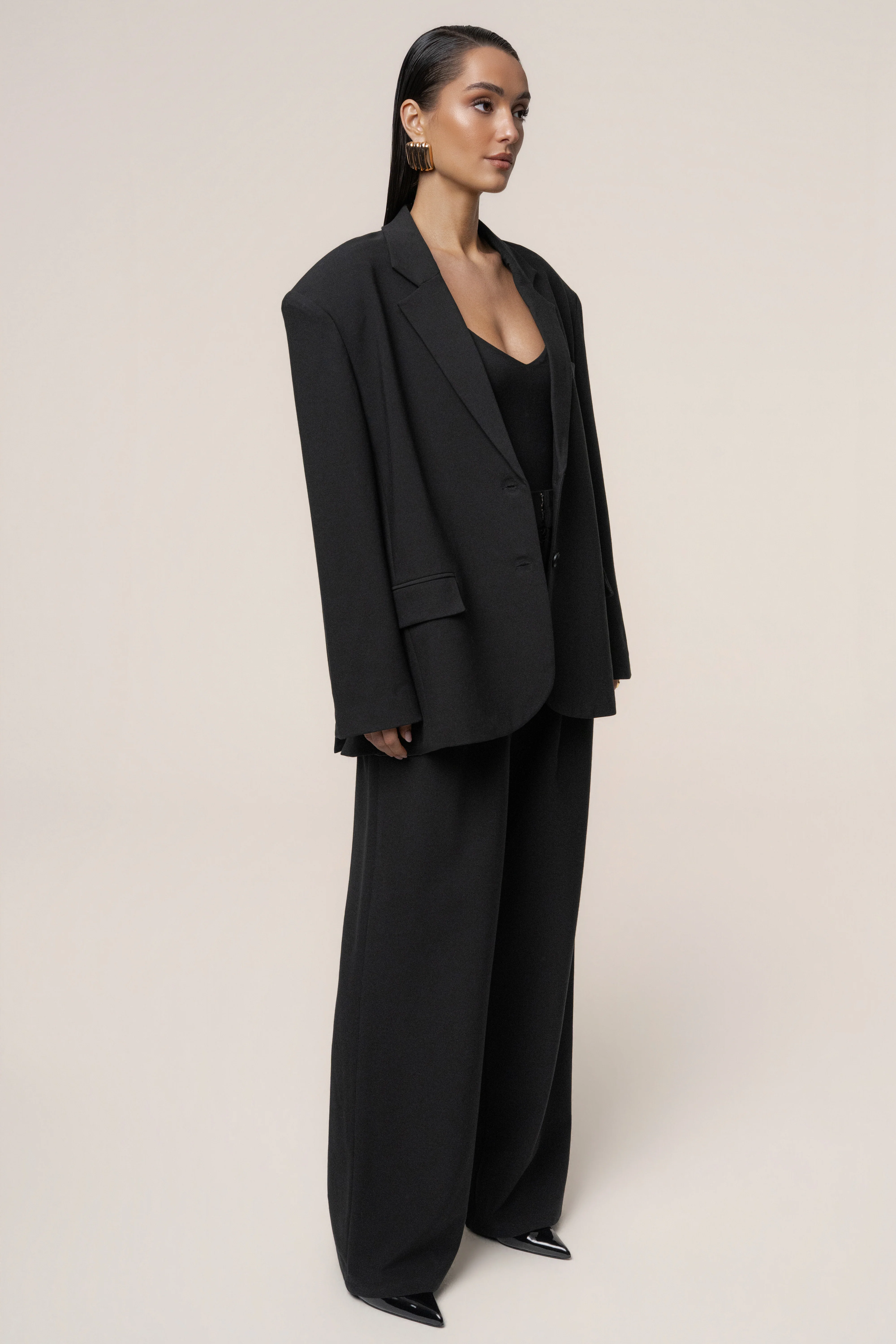 Black Core Standard Blazer - Image 7