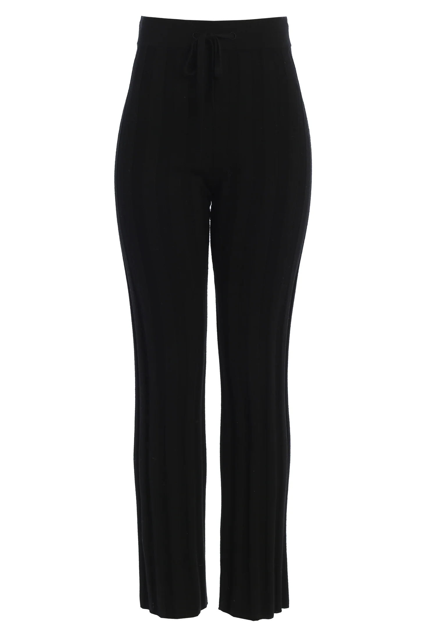 Black Darcey Ribbed Pants - Image 3