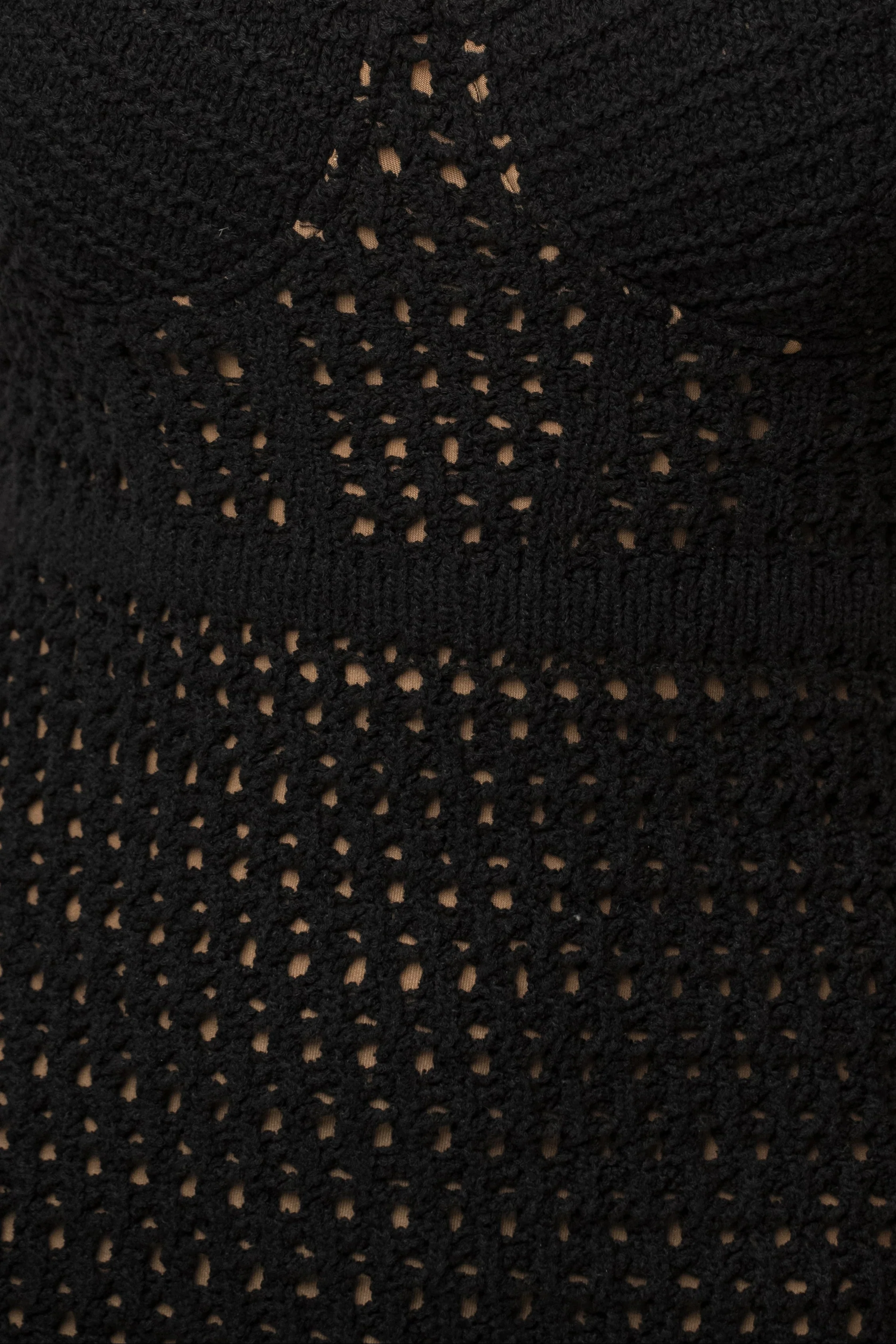 Black Deep Sea Crochet Maxi Dress - Image 13