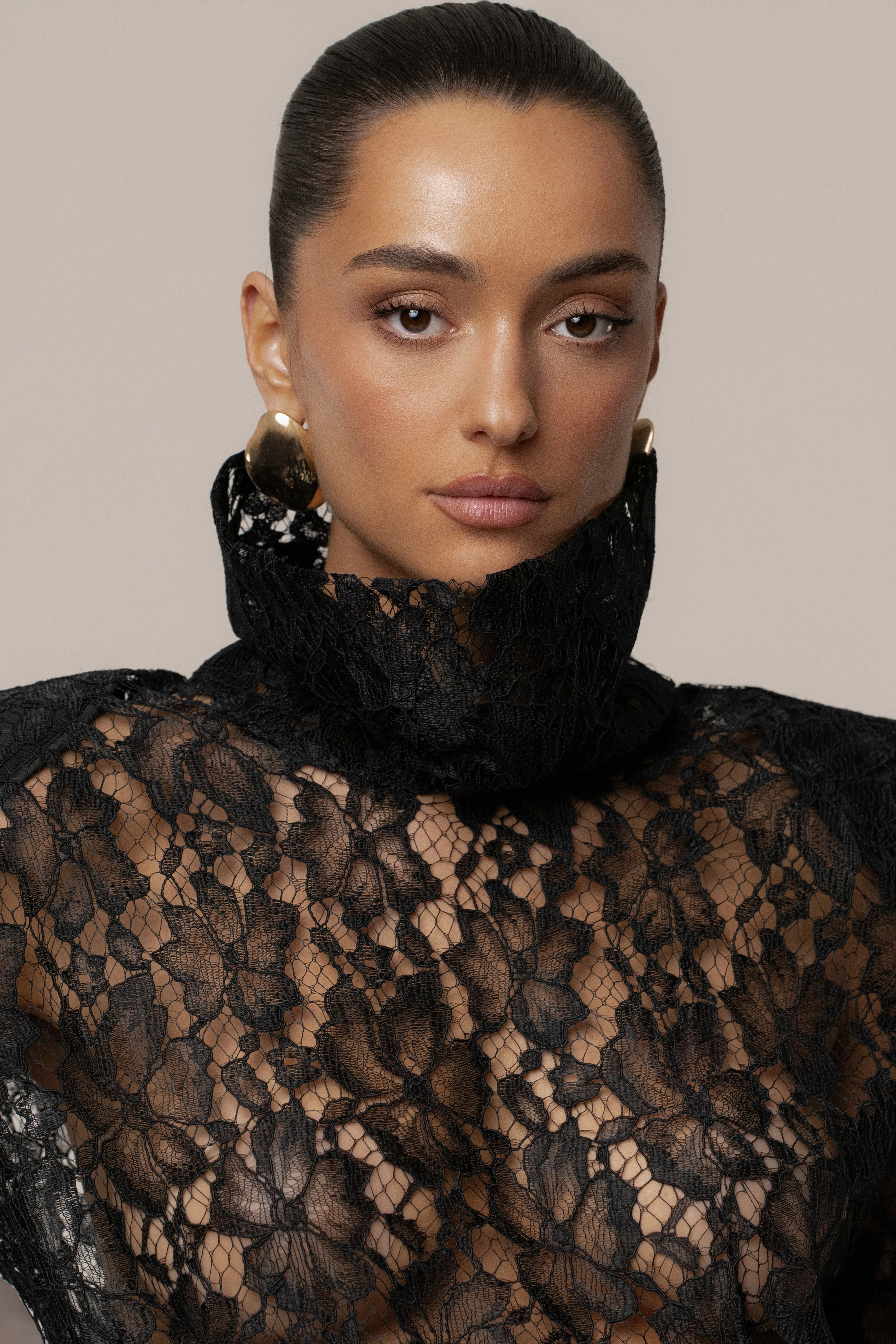 Black Devotion Lace Bodysuit & Skirt Set - Image 9