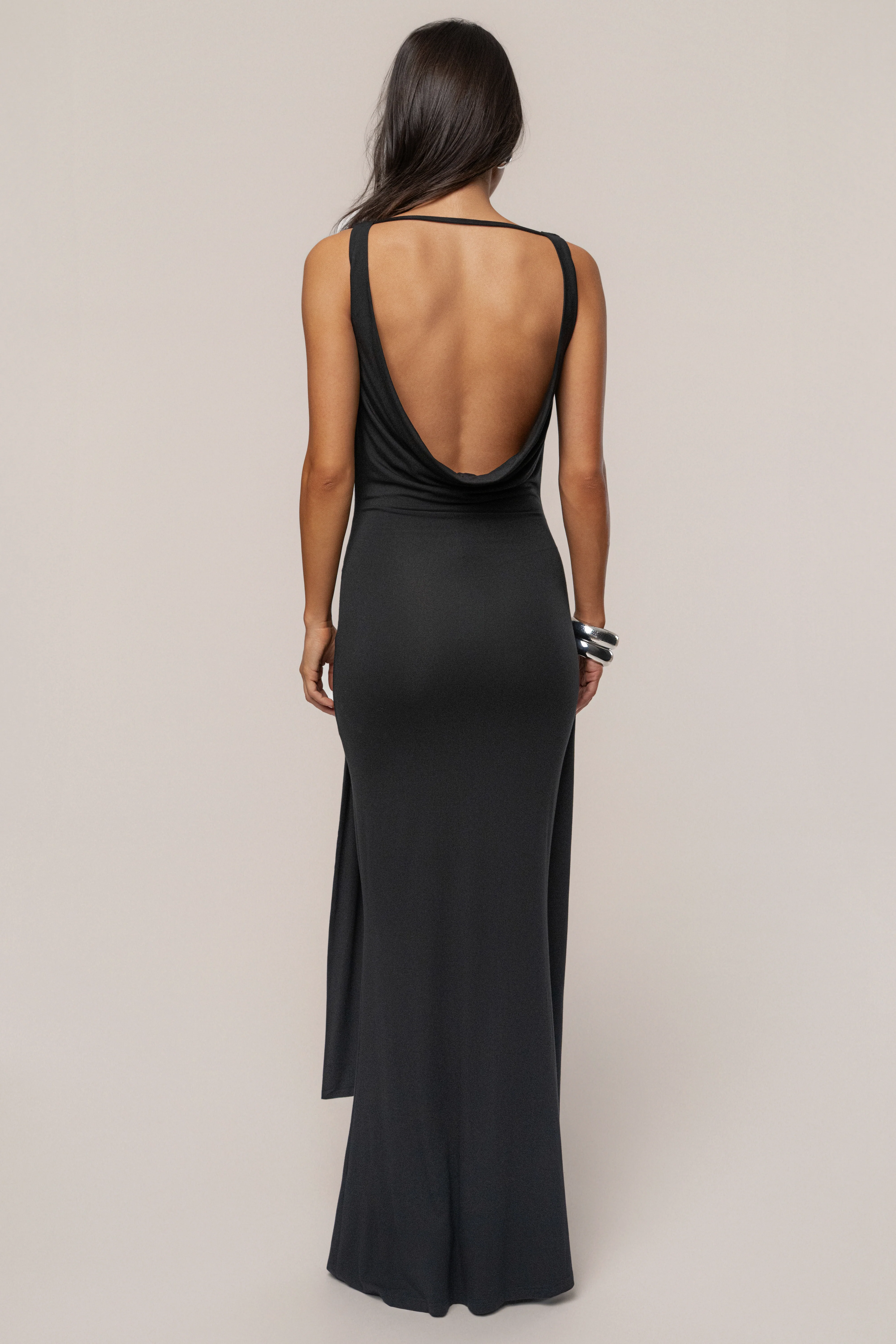 Black Divine State Maxi Dress - Image 10