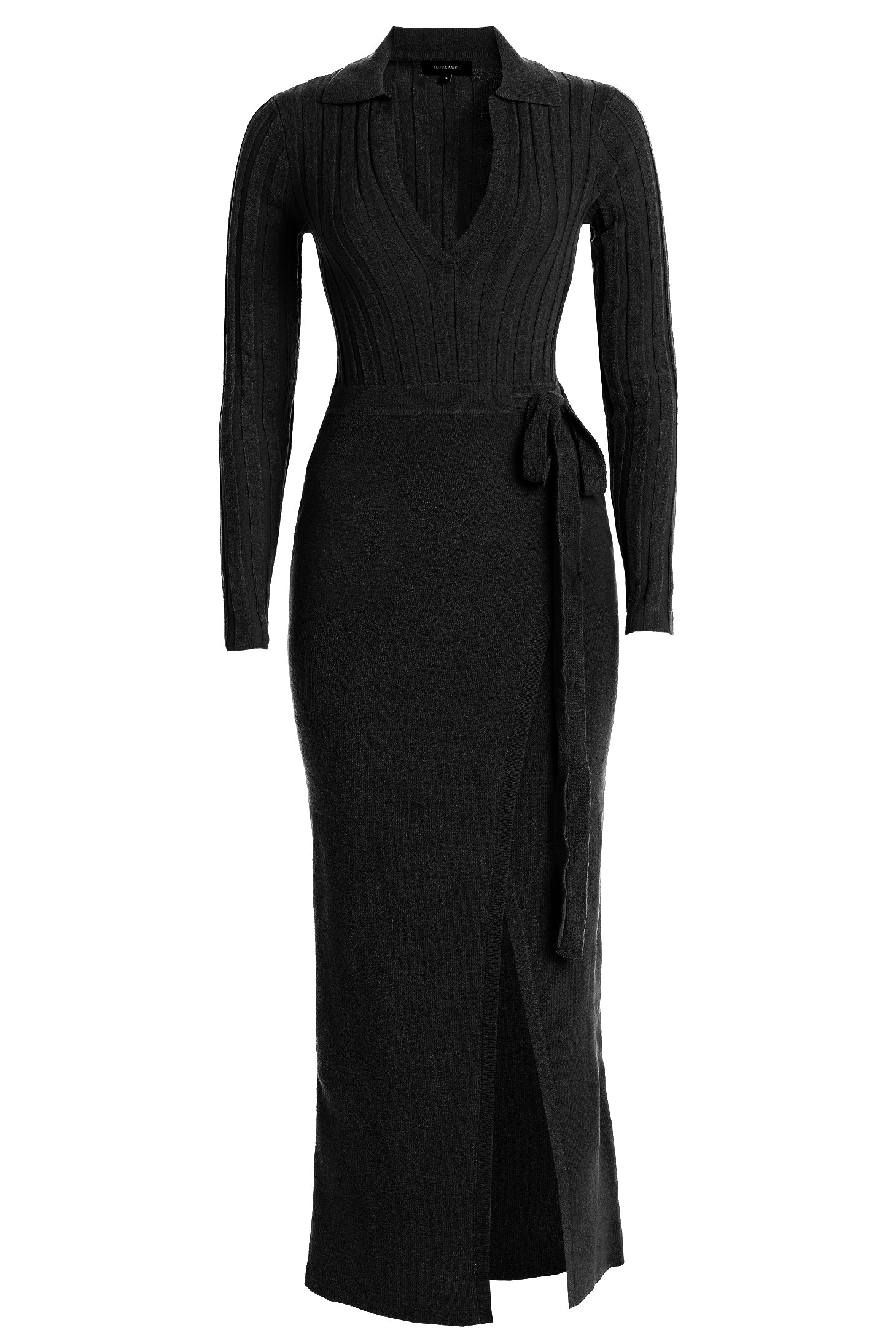 Black Emma Knit Maxi Dress - Image 2