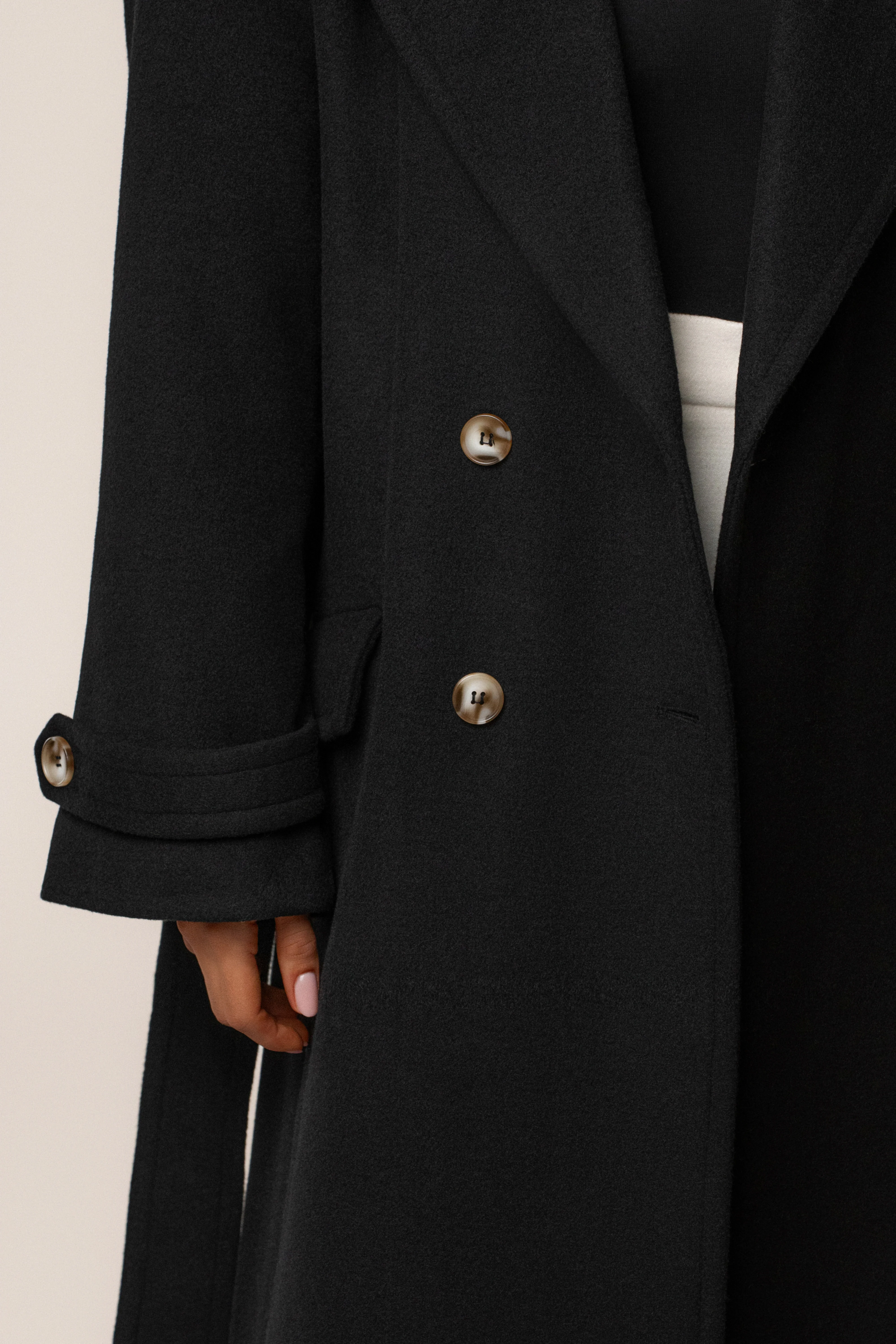 Black Empire Longline Coat - Image 11