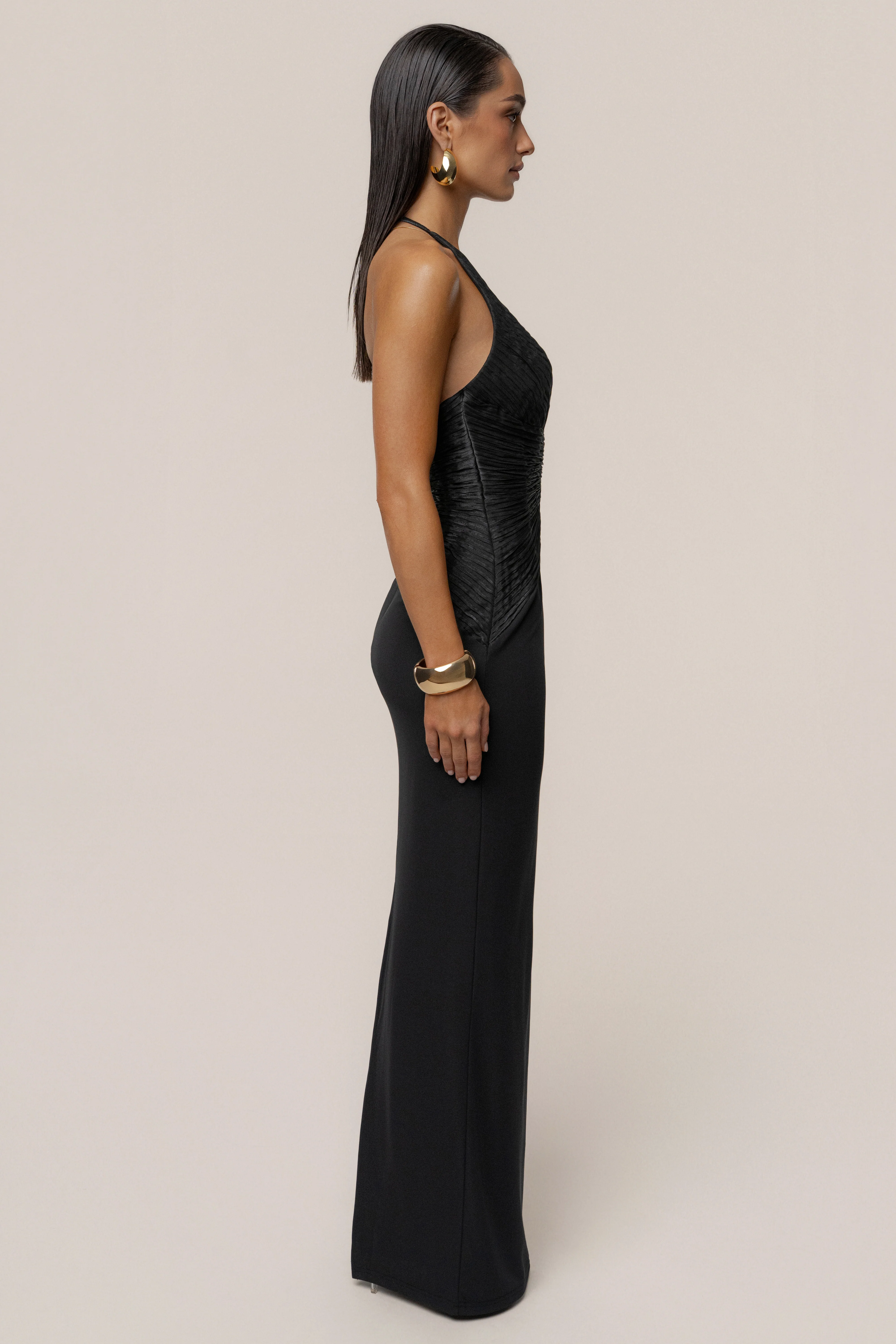 Black Enchanted Nights Maxi Dress - Image 11