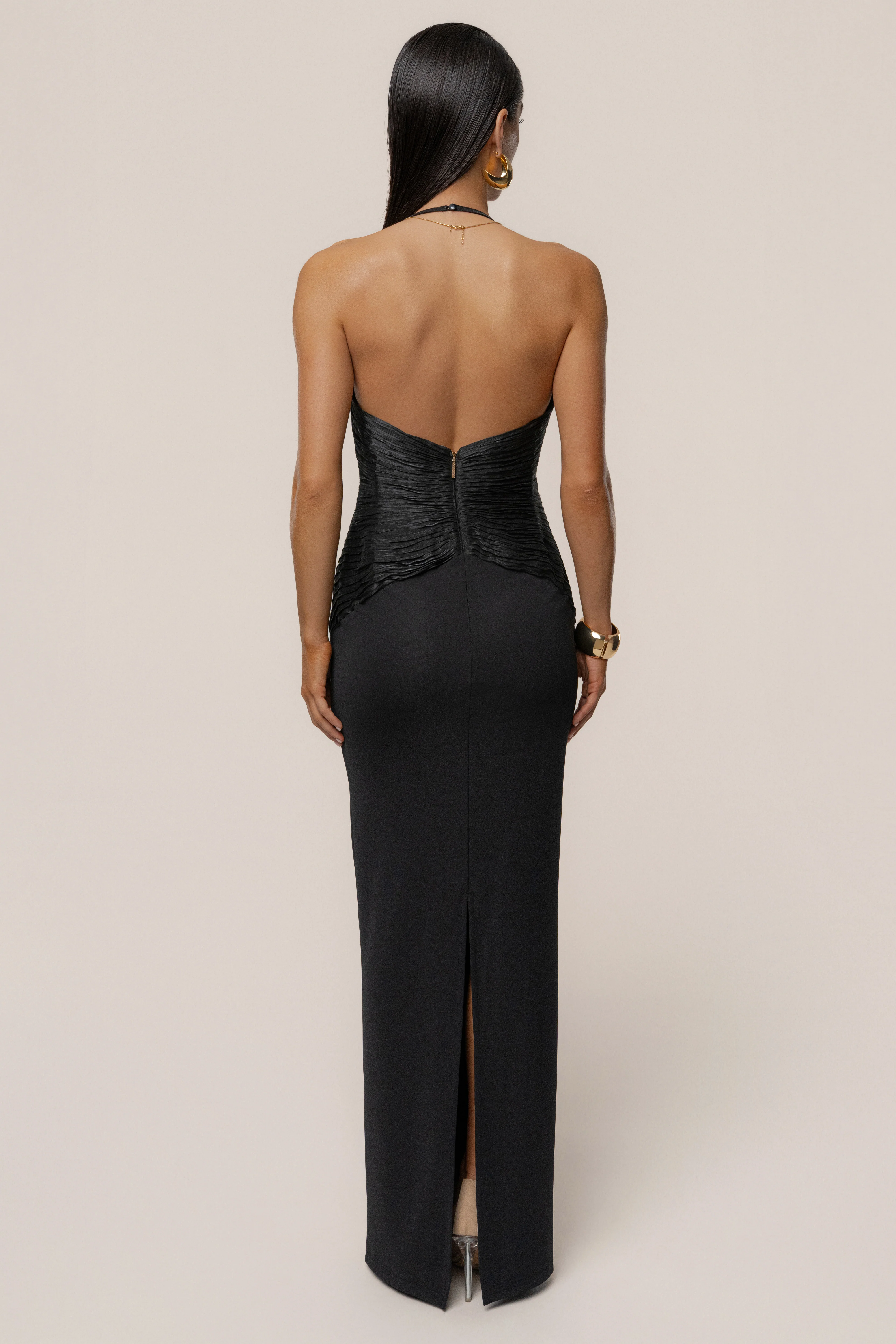 Black Enchanted Nights Maxi Dress - Image 12