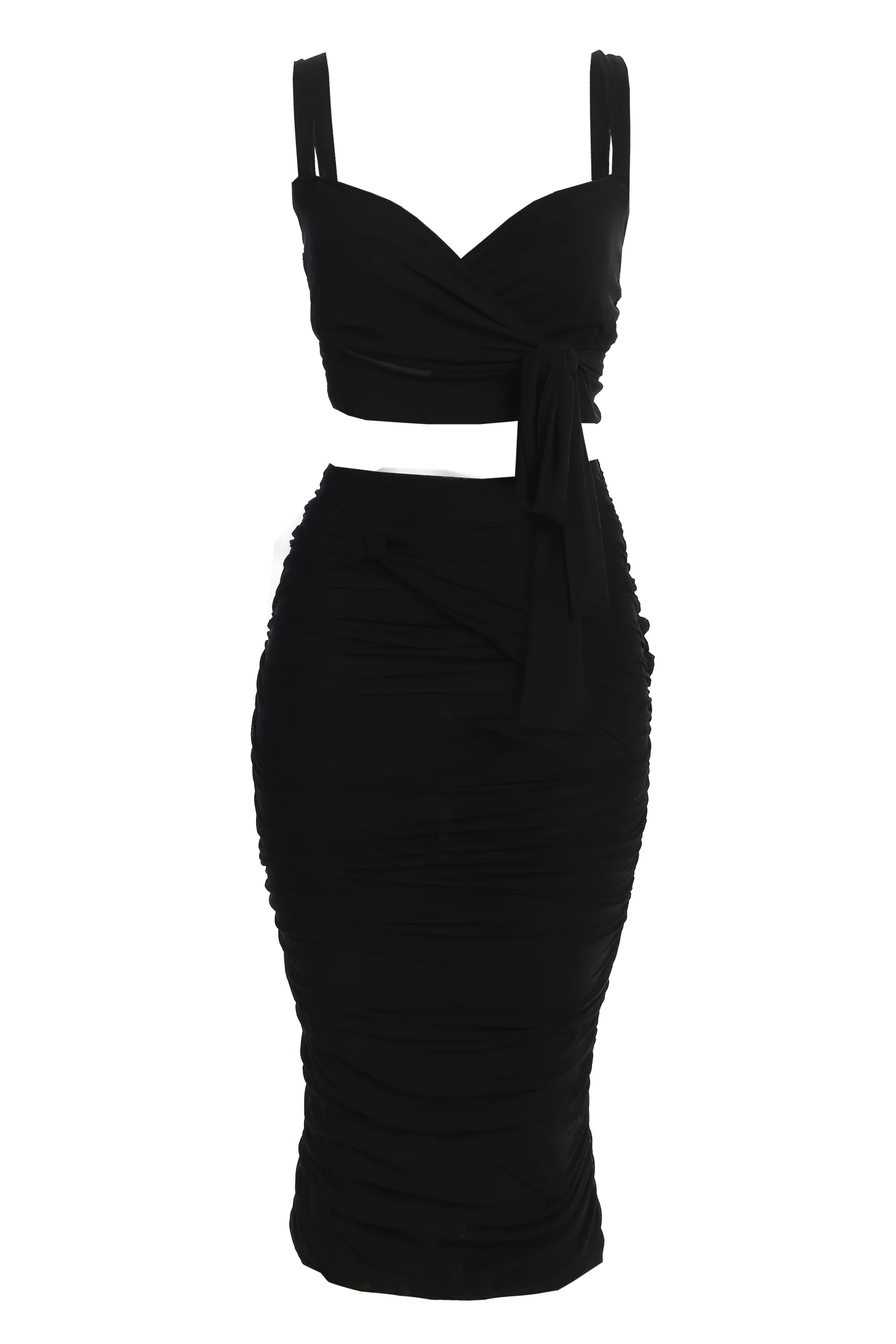 Black Extend Your Stay Skirt Set - Image 3
