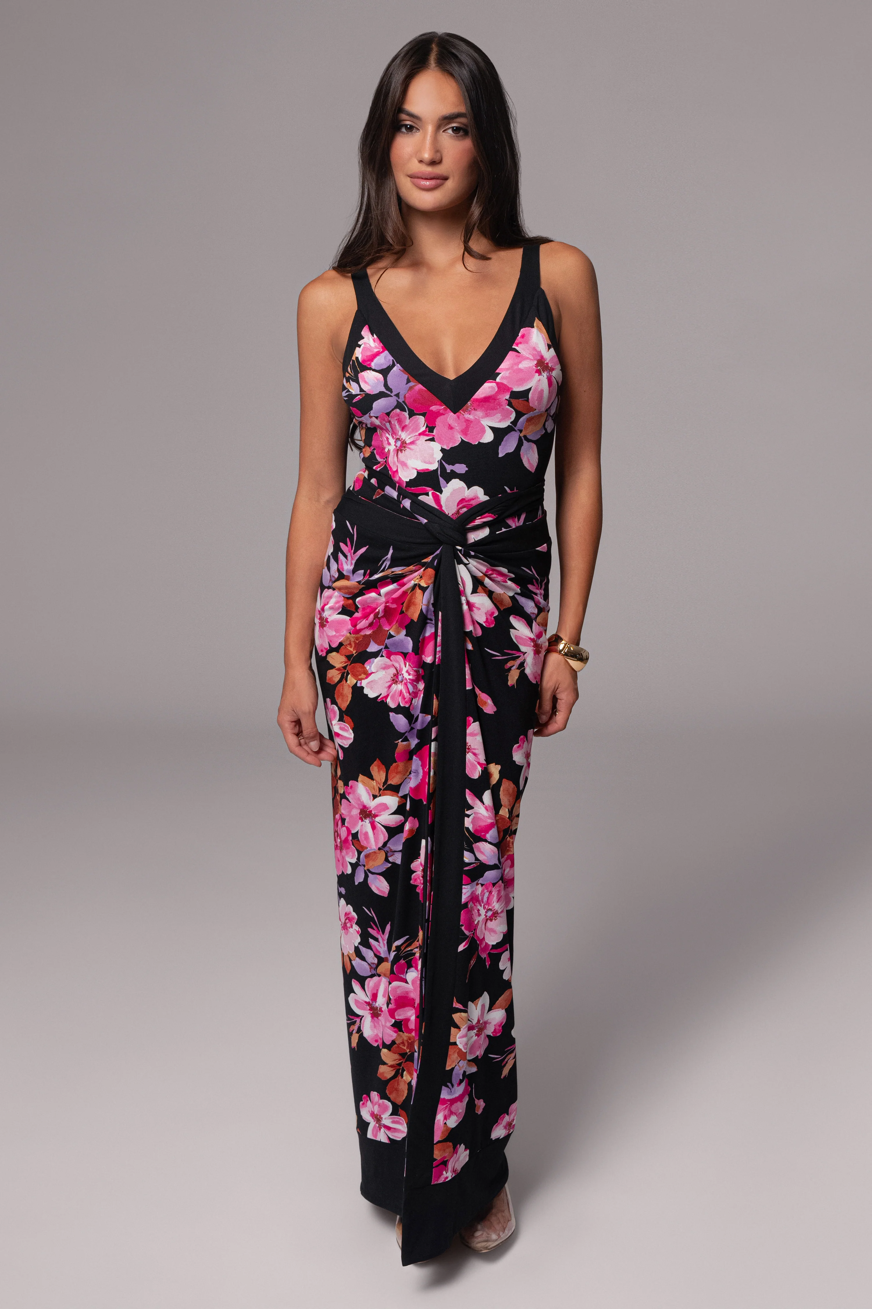 Black Floral Kamie Reversible Skirt Set - Image 9