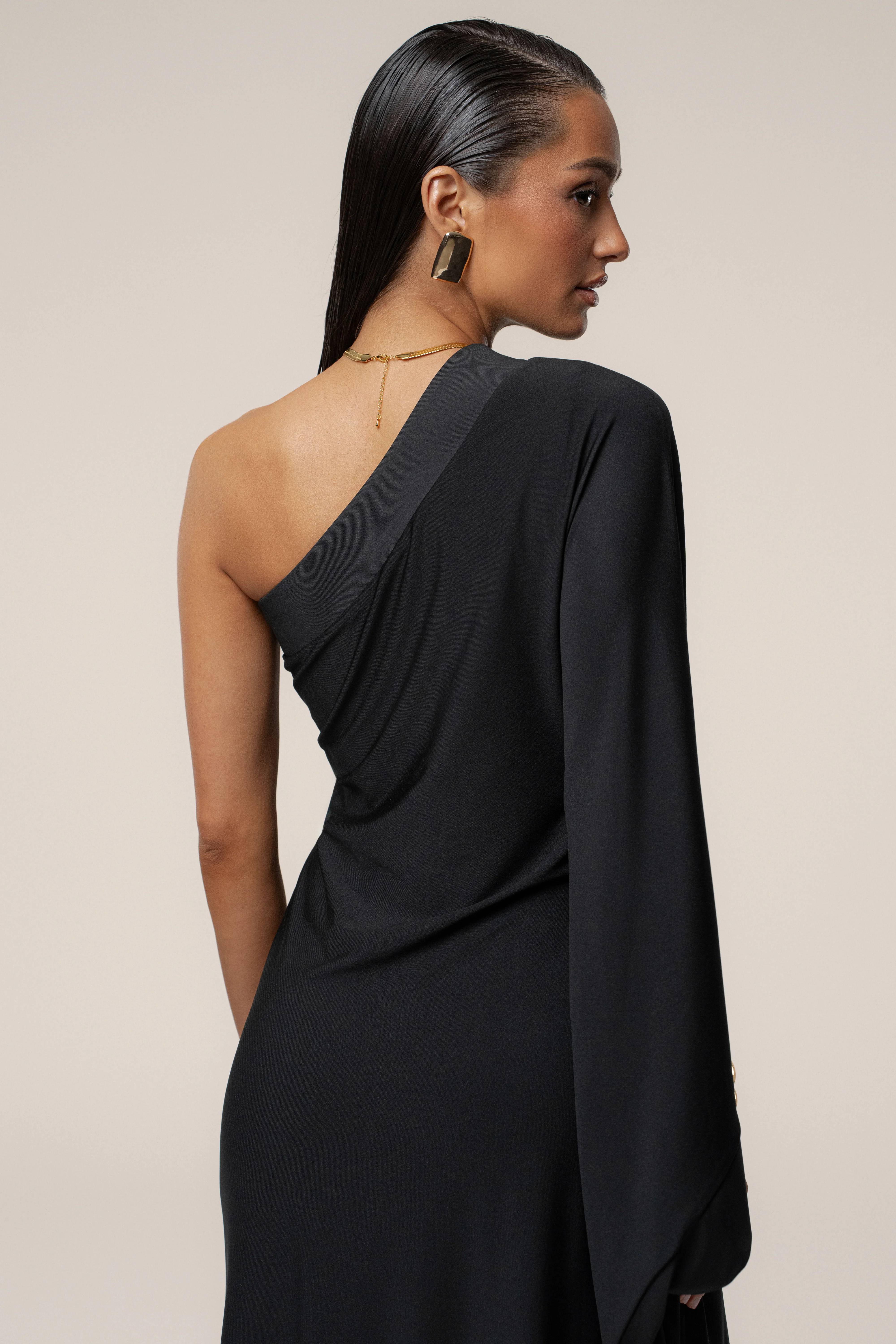 Black Floral Petals And Passion Maxi Dress - Image 10