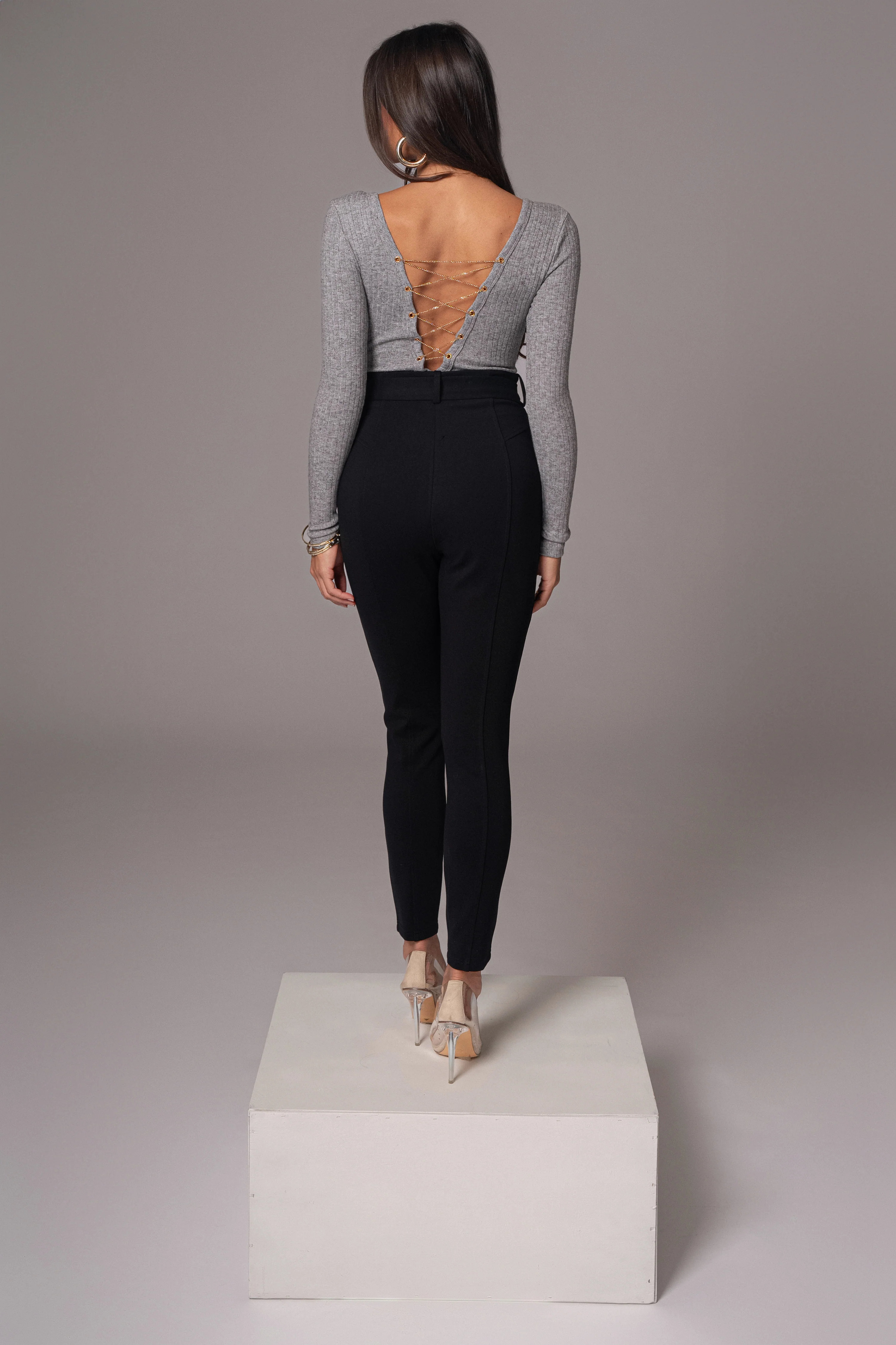 Black Golden Buckled Pants - Image 10