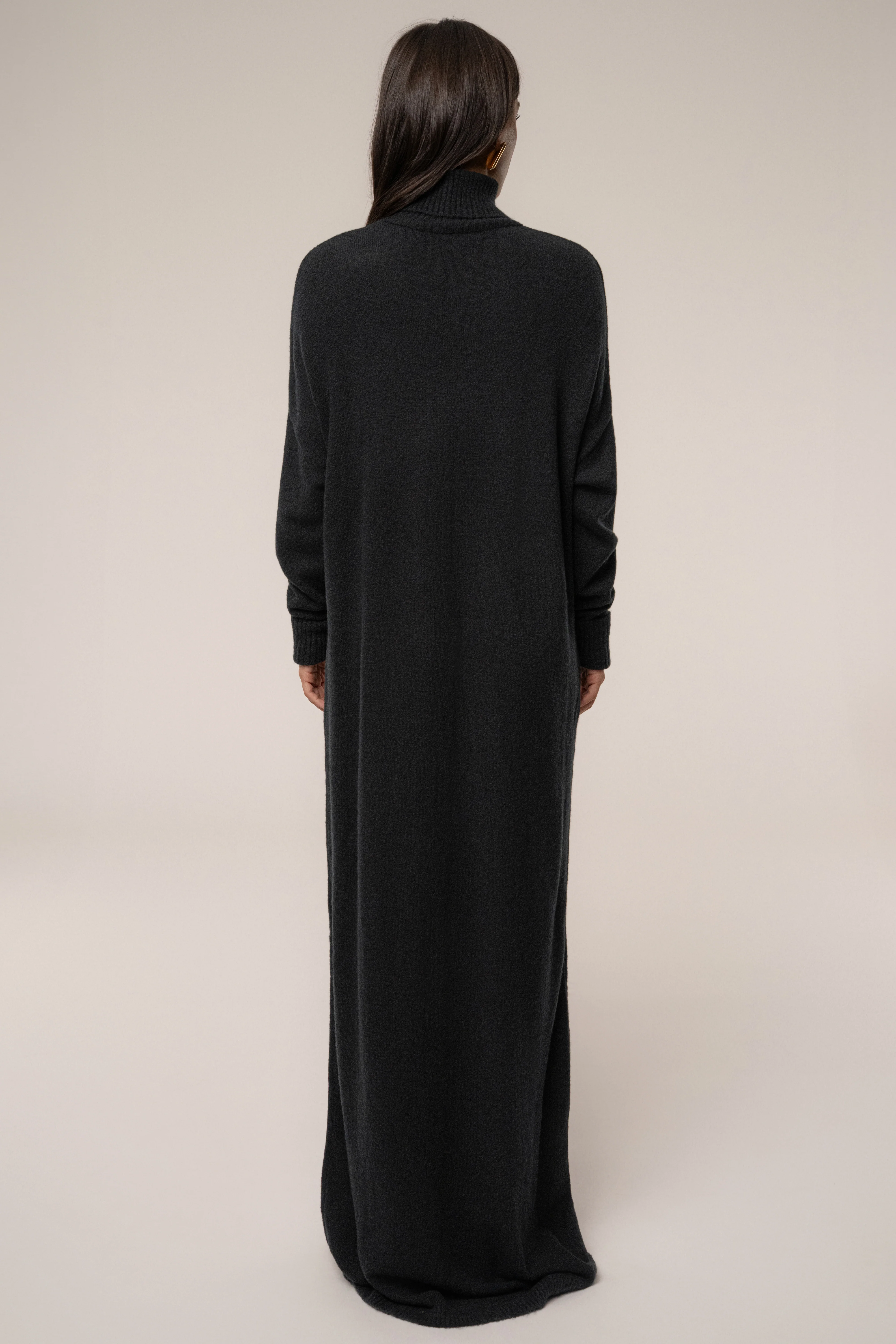 Black Hartley Knit Maxi Dress - Image 7