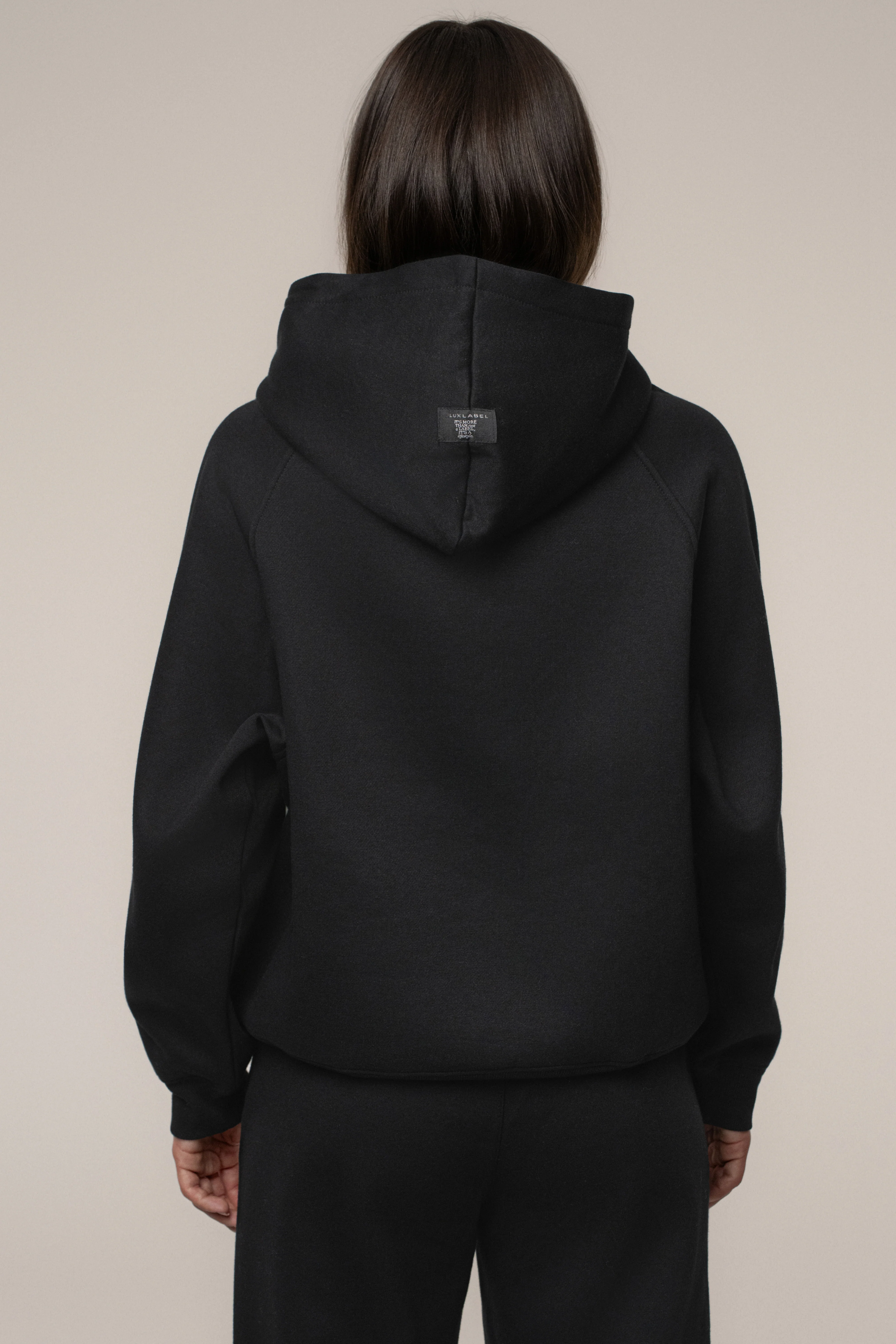 Black JLUXLABEL Logo Pullover Hoodie - Image 10