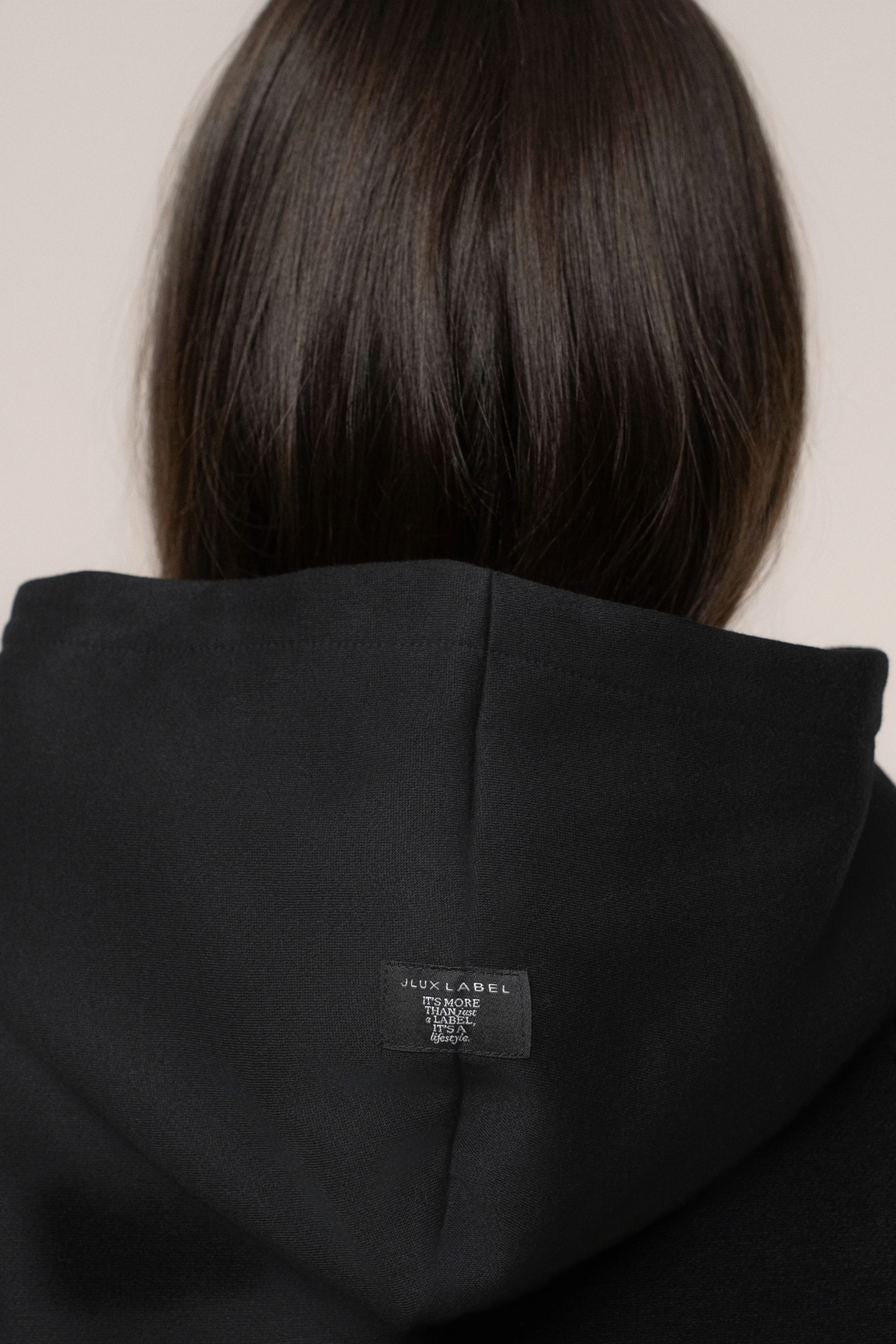 Black JLUXLABEL Logo Pullover Hoodie - Image 5