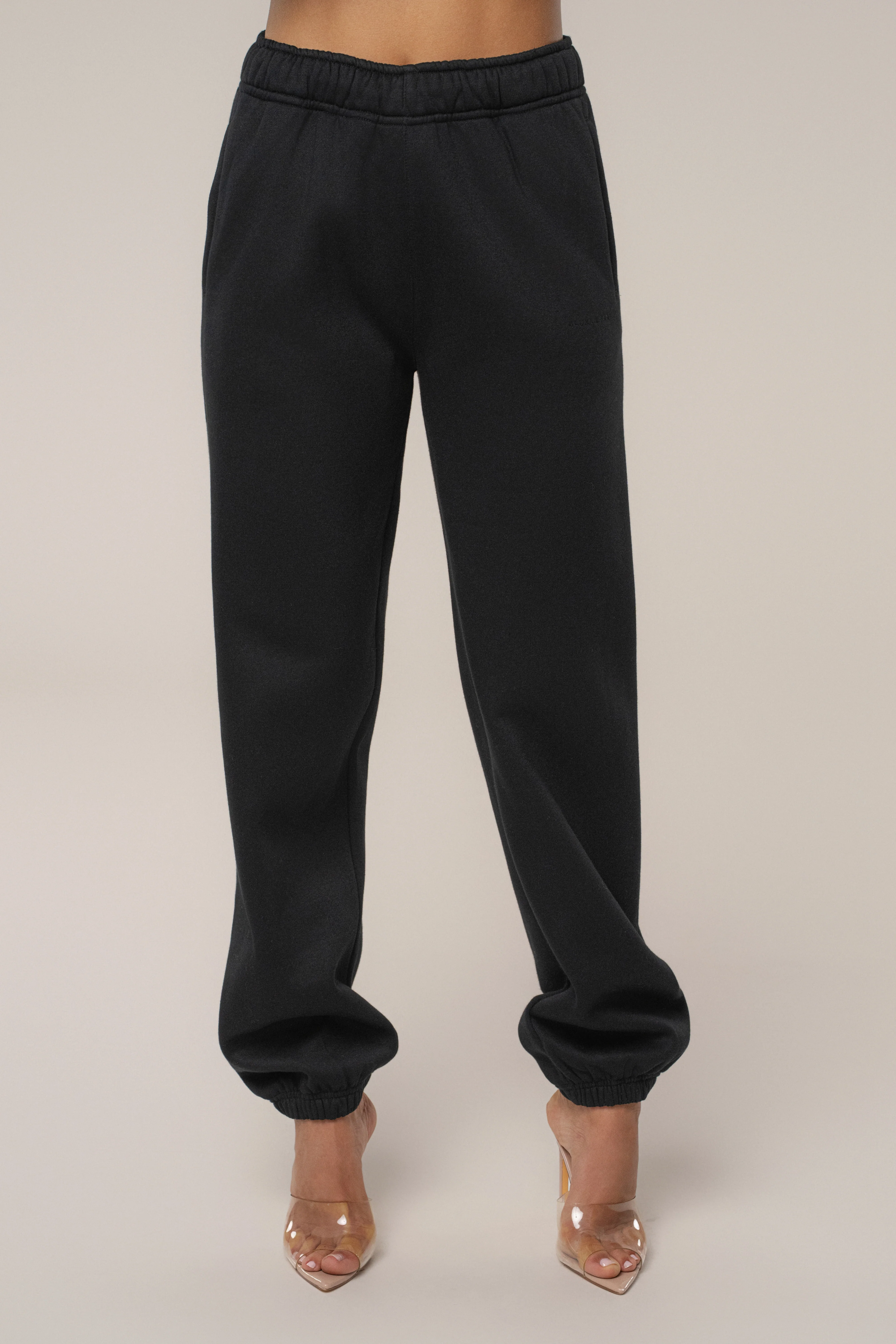 Black JLUXLABEL Logo Sweatpants - Image 3