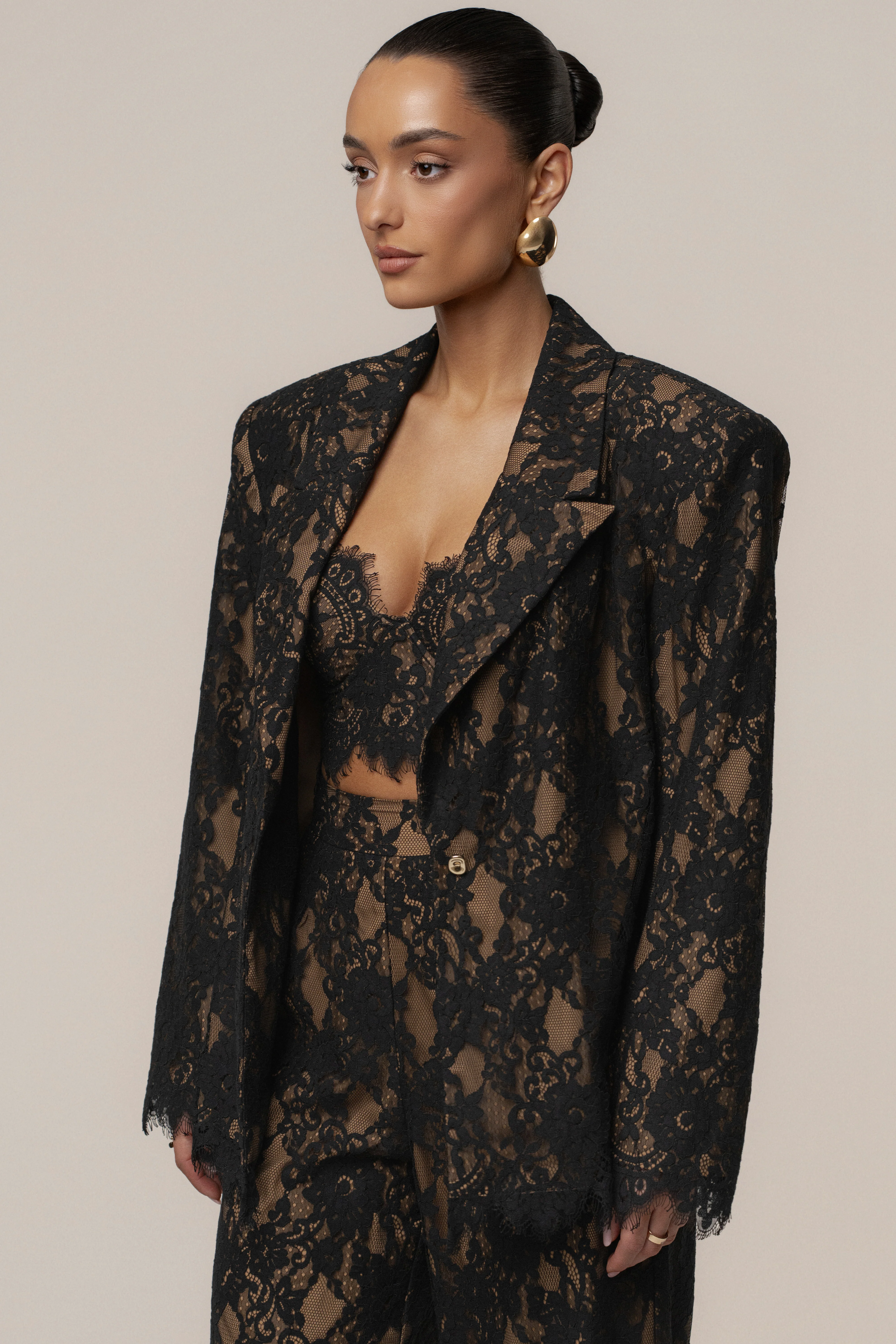 Black Lace And Desire Blazer - Image 12