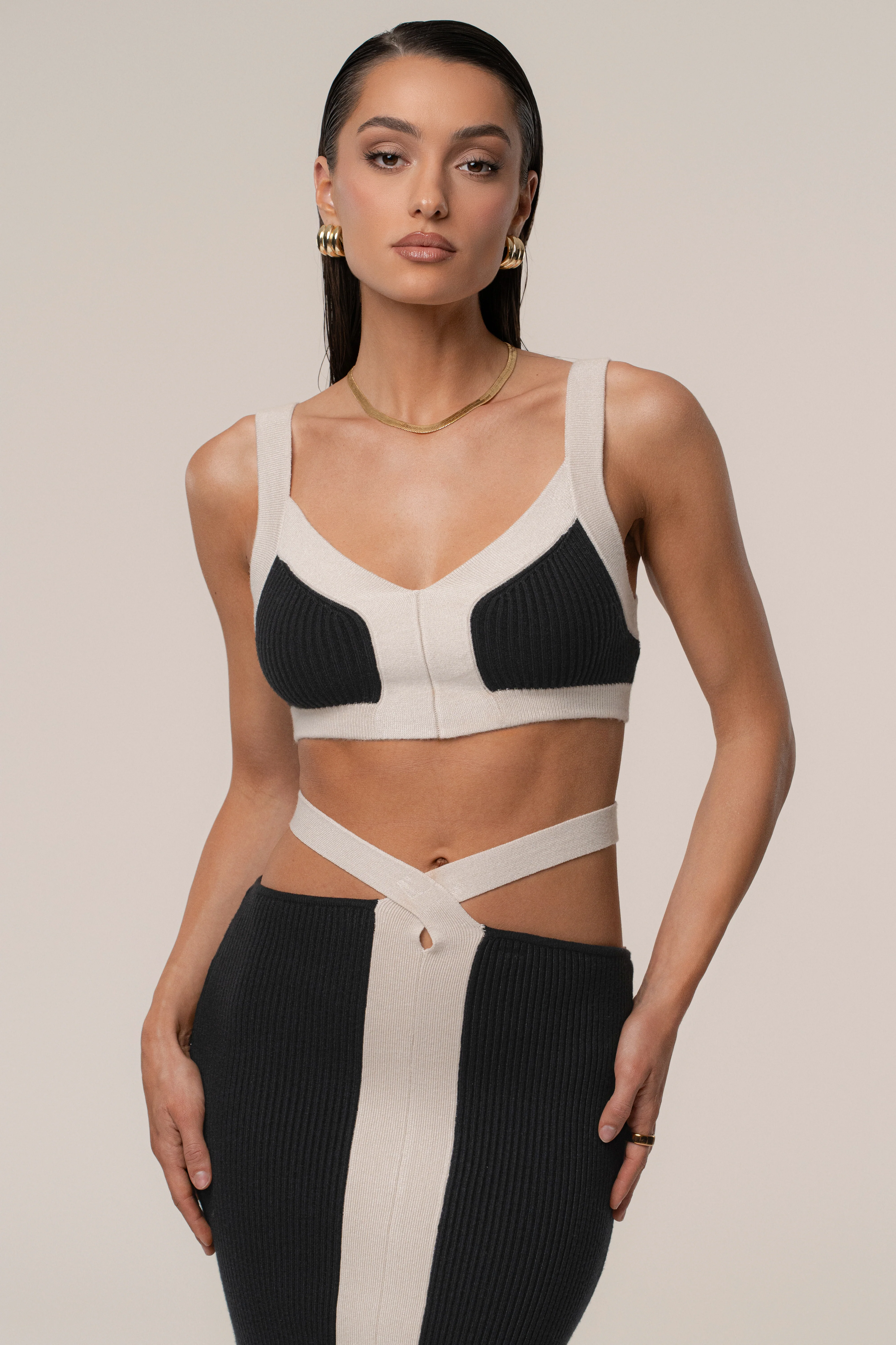Black/Milk Coastal Drift Skirt Set - Image 2