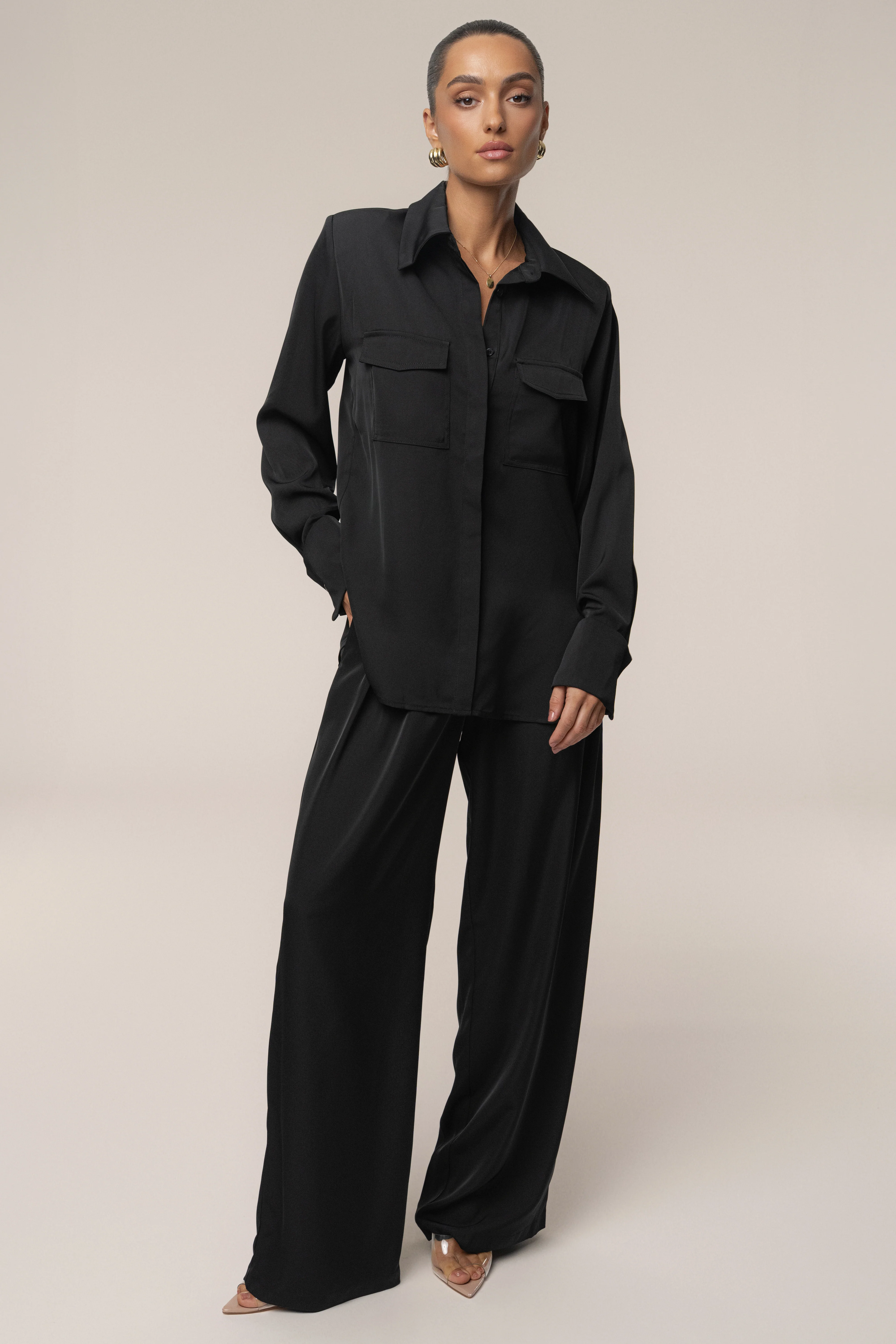 Black Misty Button Up - Image 3