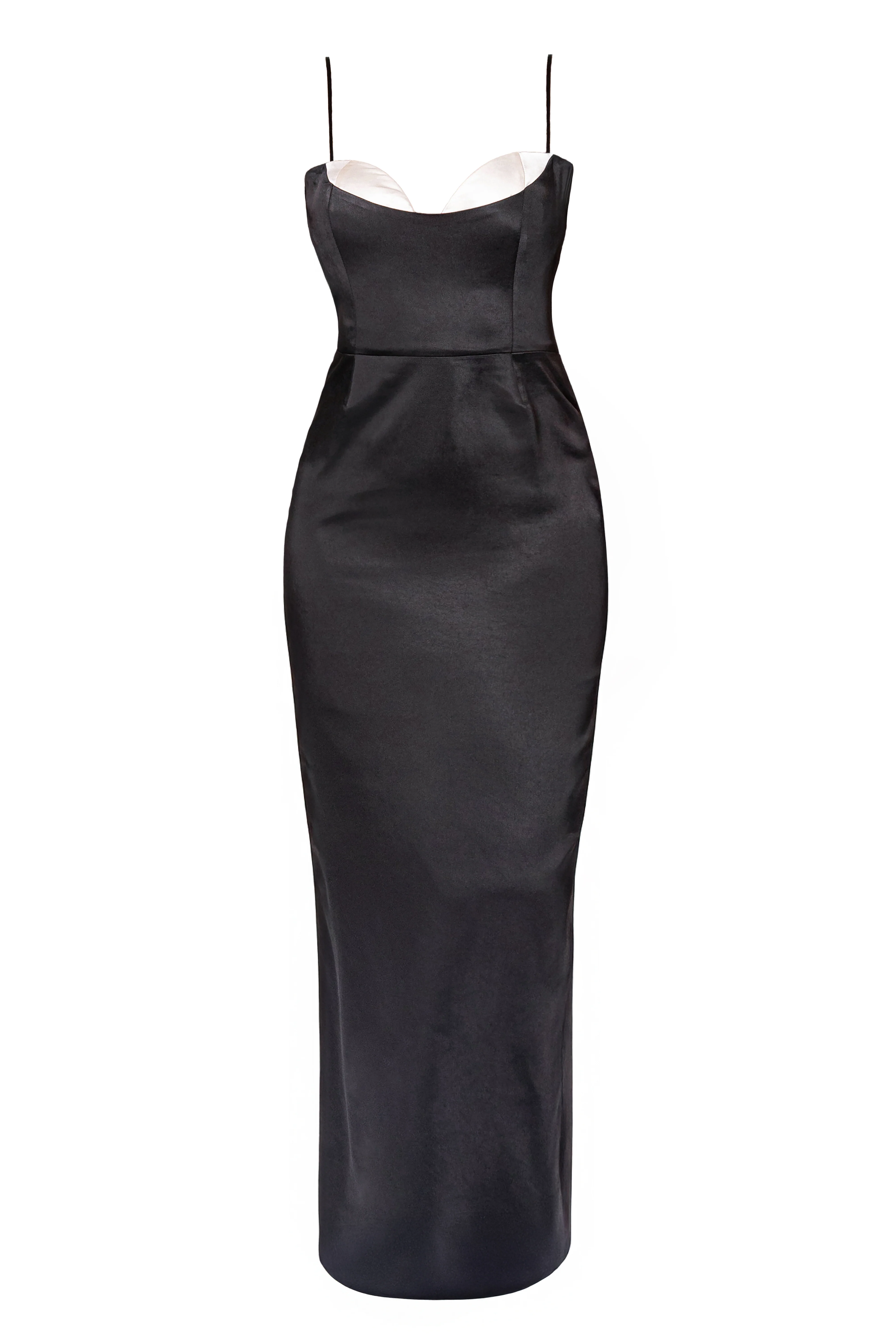 Black Moment In Time Maxi Dress