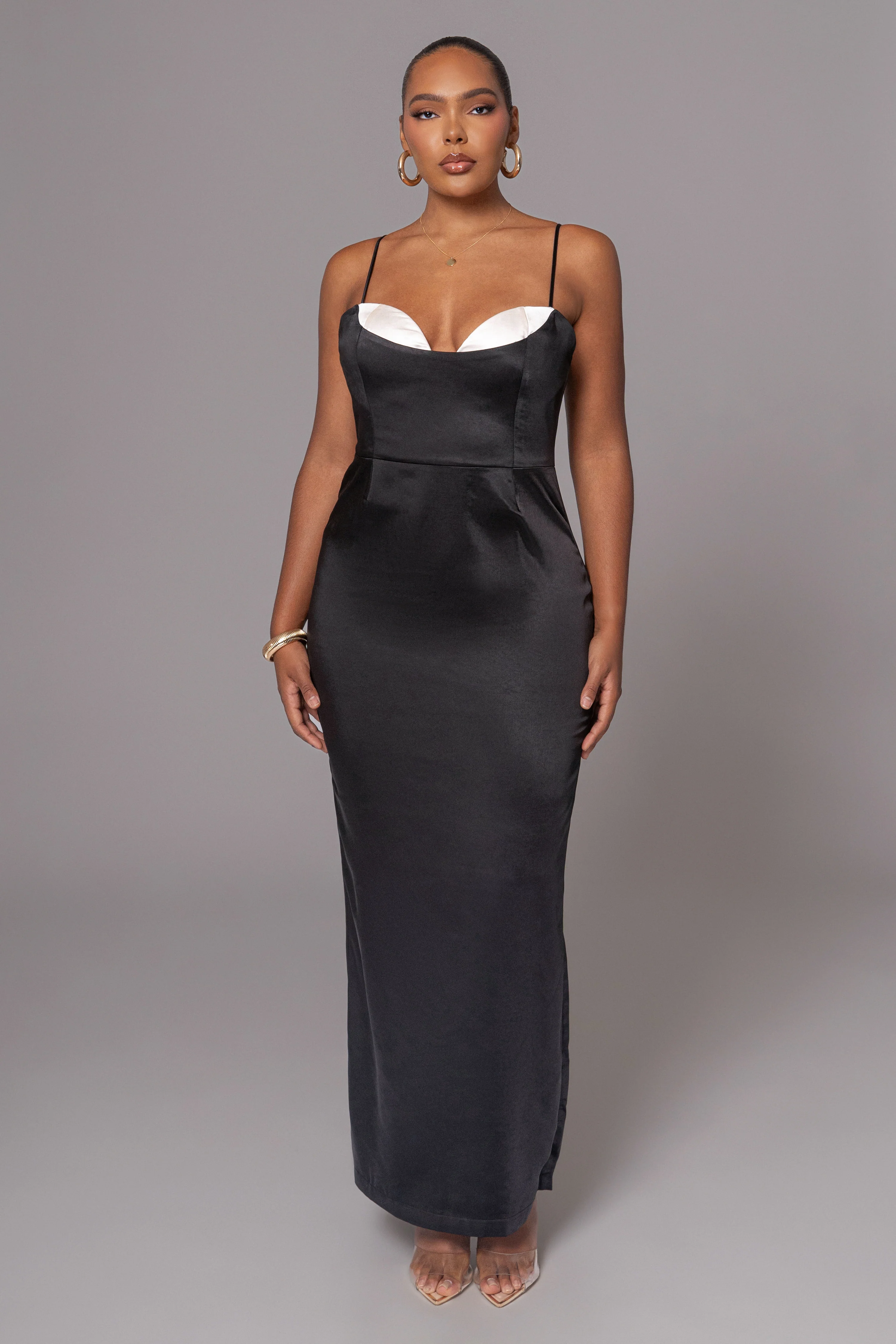 Black Moment In Time Maxi Dress - Image 2