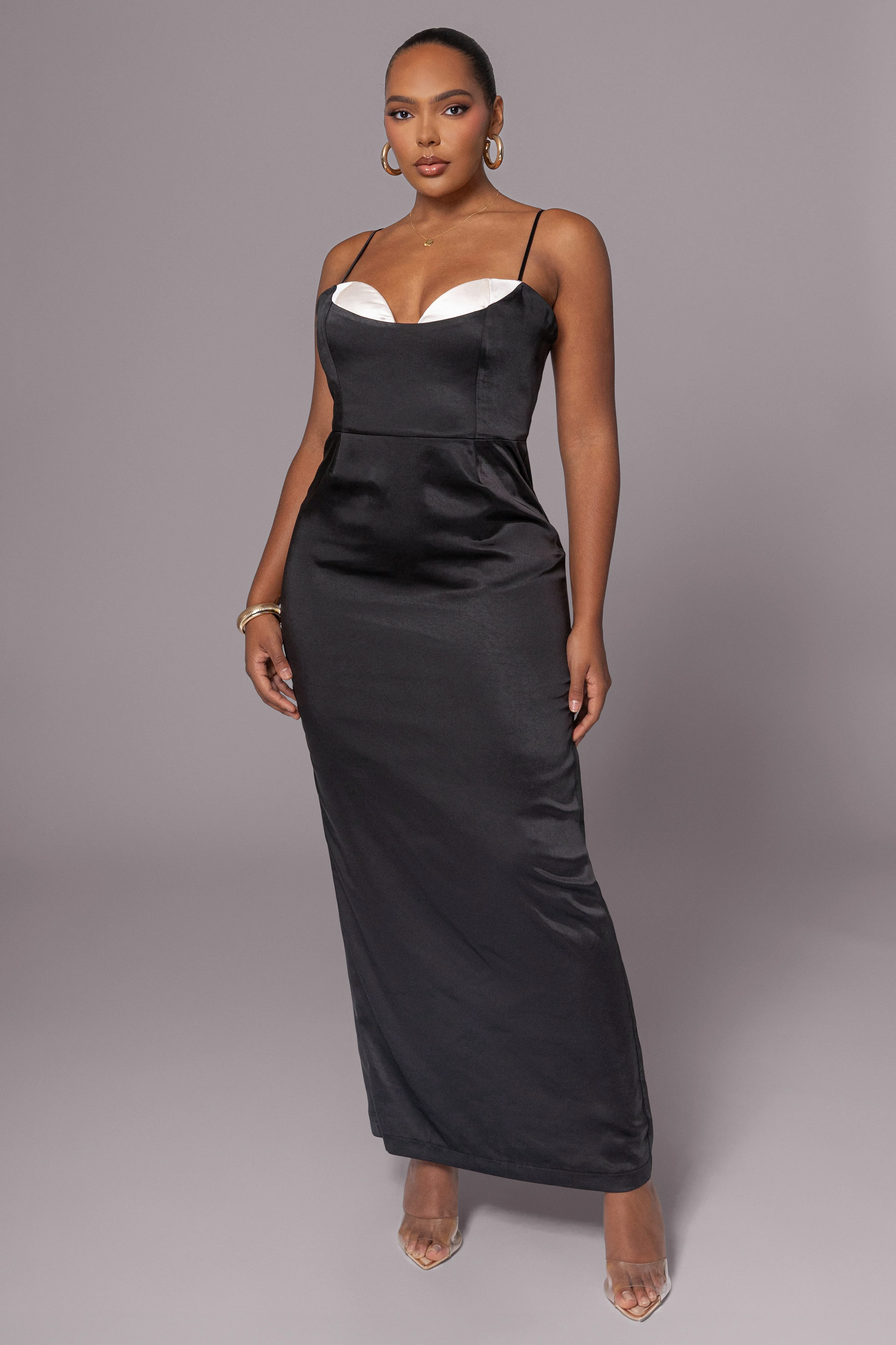 Black Moment In Time Maxi Dress - Image 4