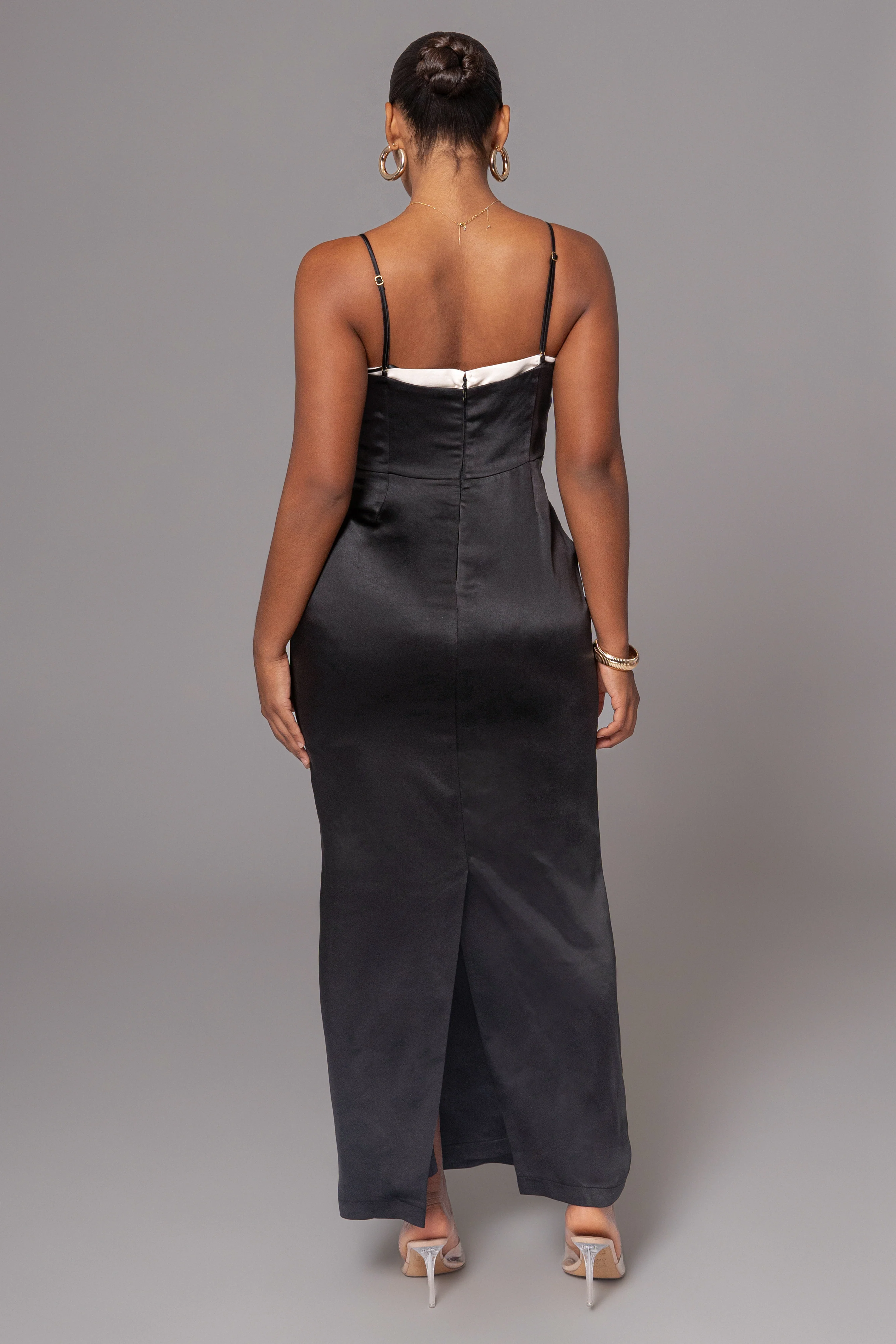 Black Moment In Time Maxi Dress - Image 9