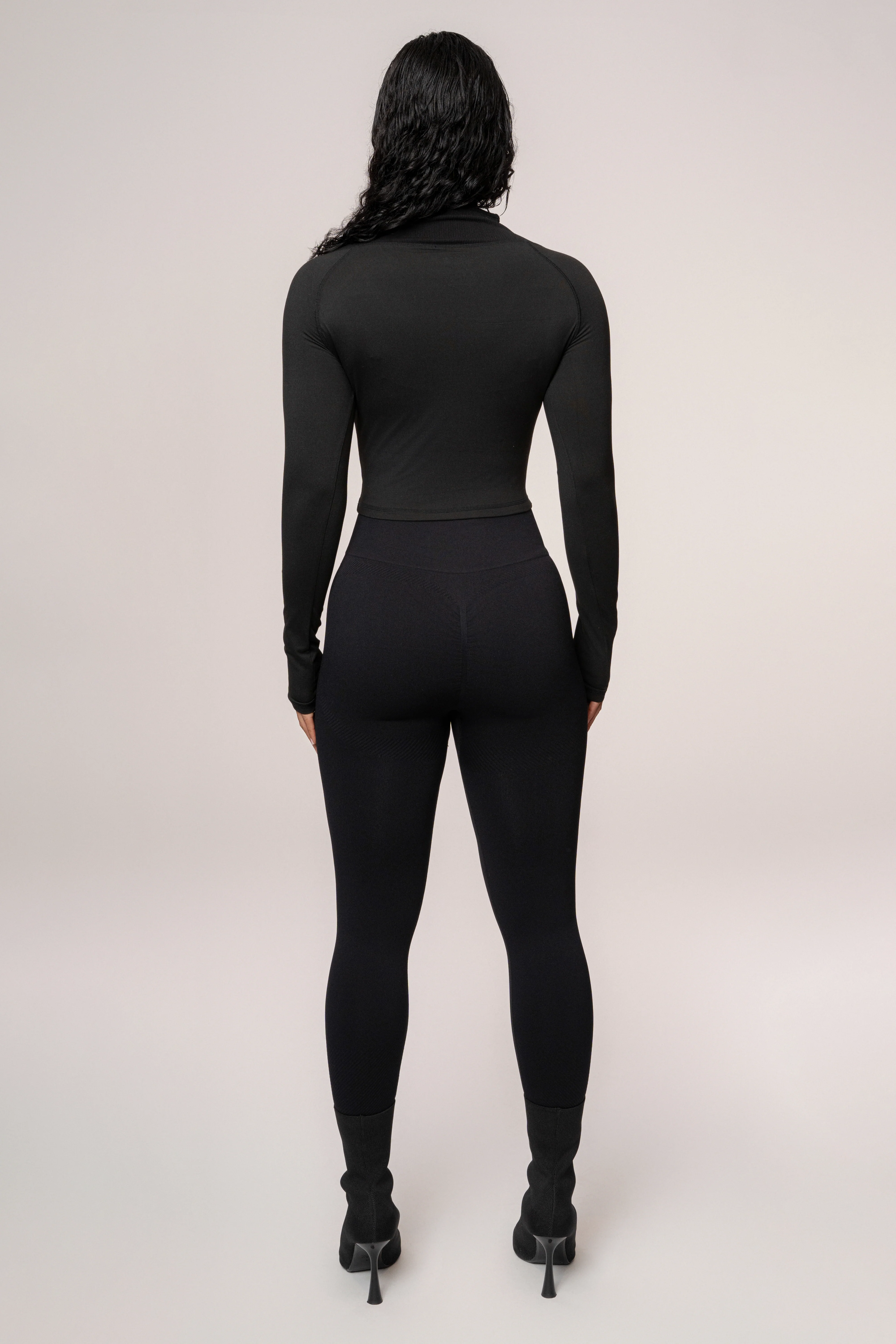 Black Momentum Ribbed Top - Image 11