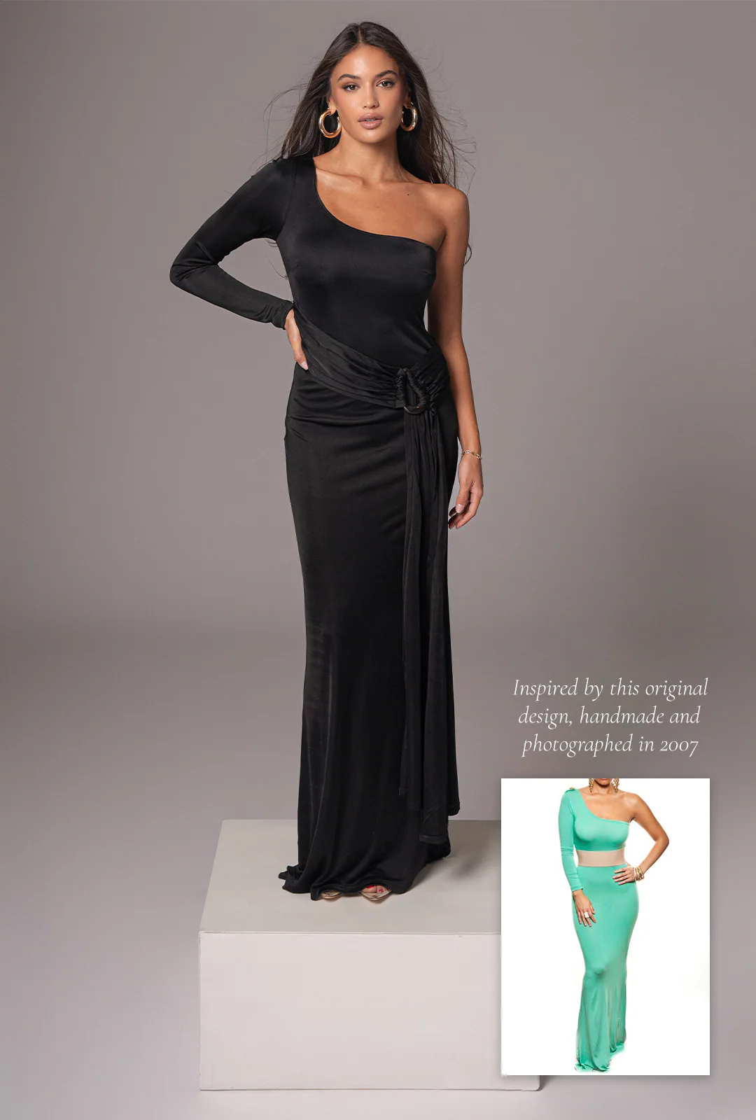 Black Muoi Maxi Dress - Image 14