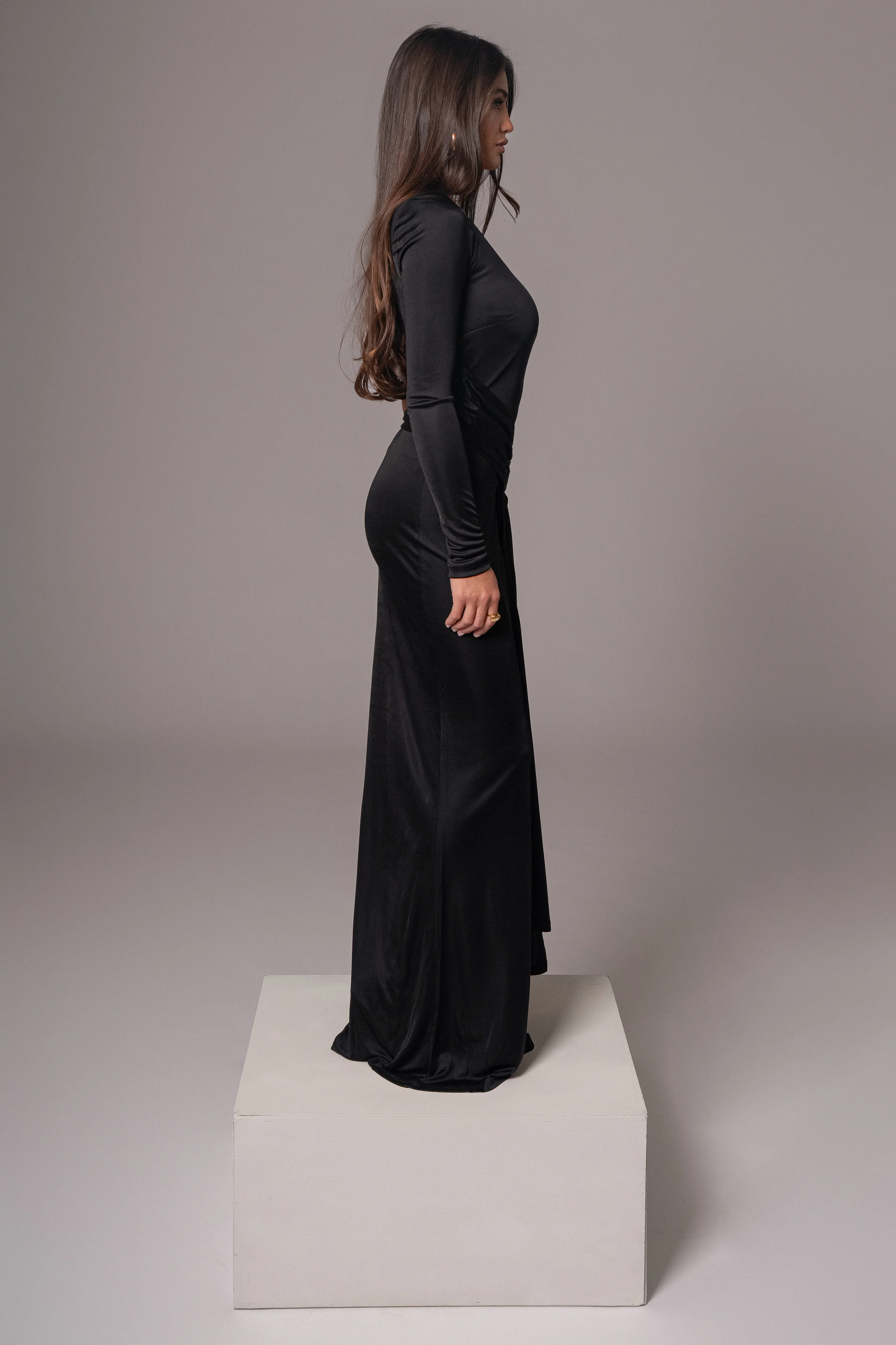 Black Muoi Maxi Dress - Image 15
