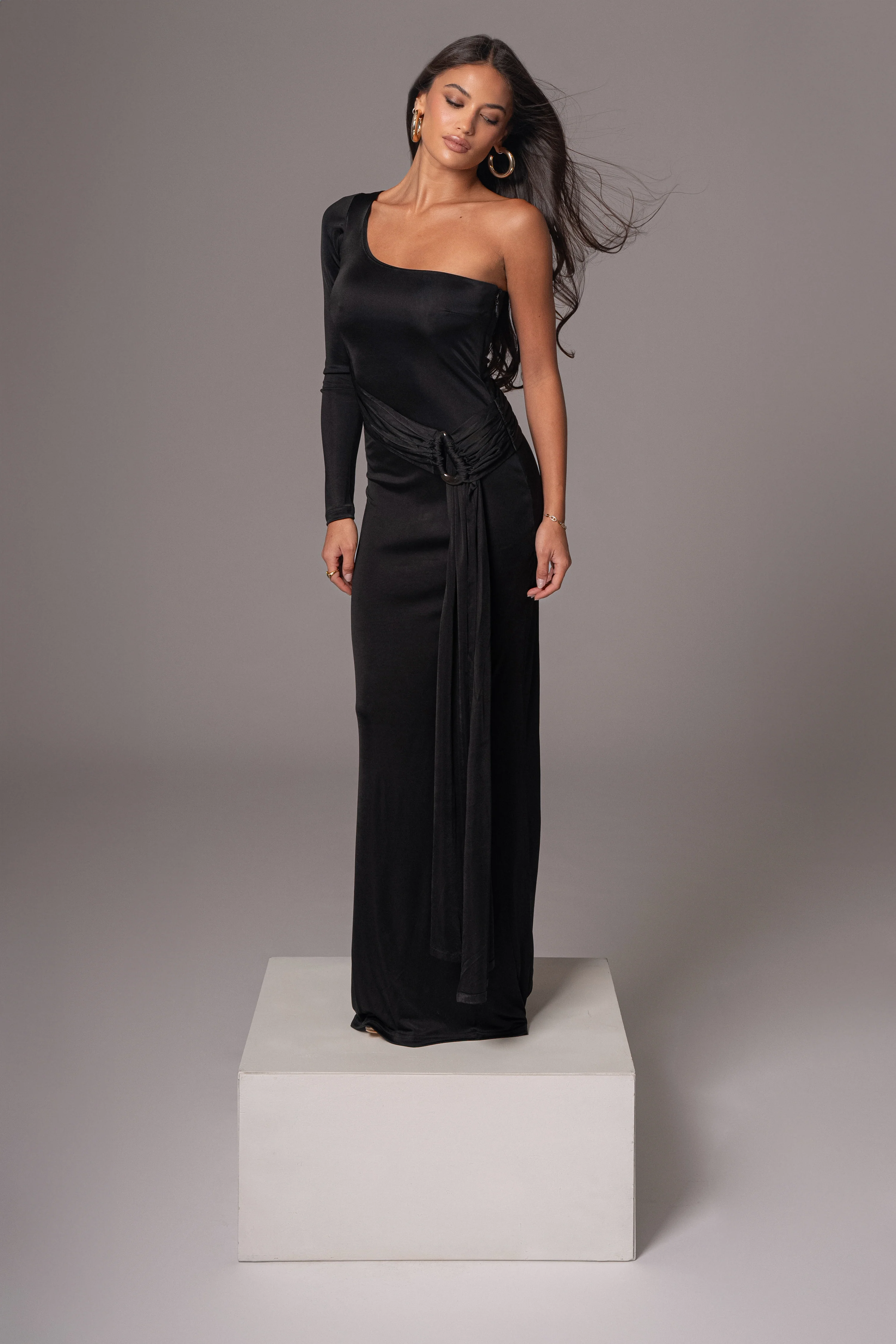 Black Muoi Maxi Dress - Image 4