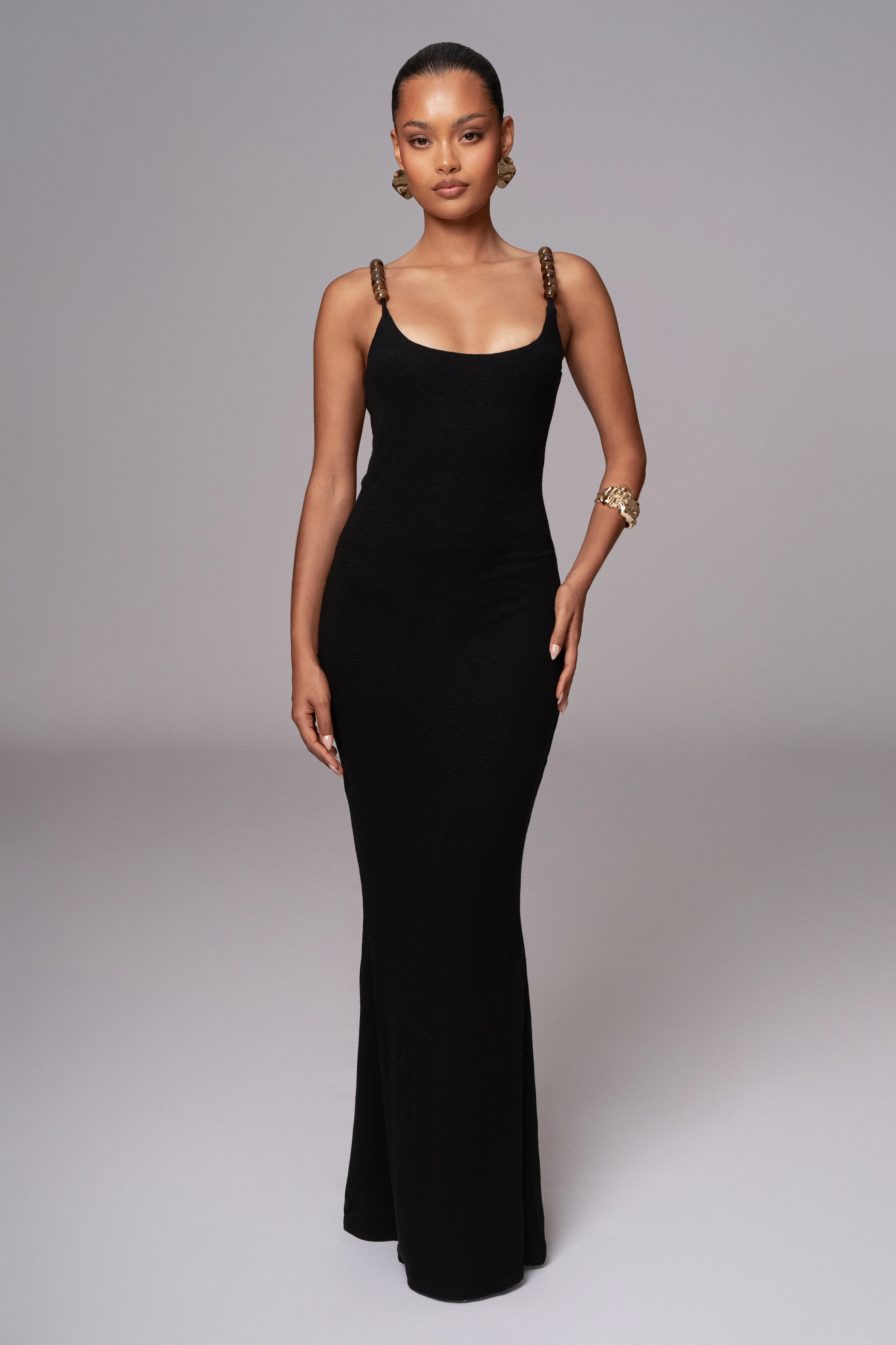 Black Nautical Escape Maxi Dress - Image 6
