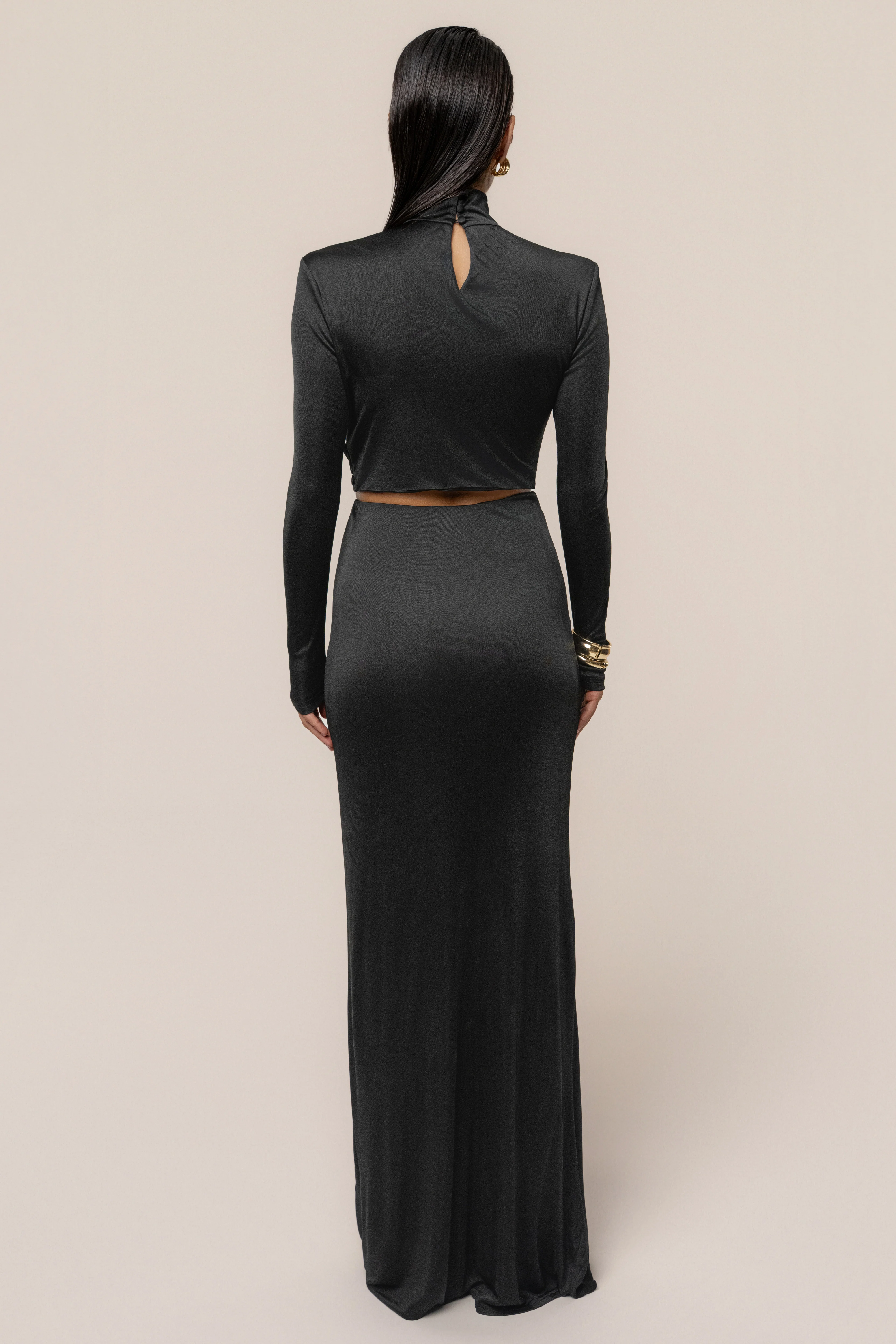 Black Nessa Slinky Top - Image 9