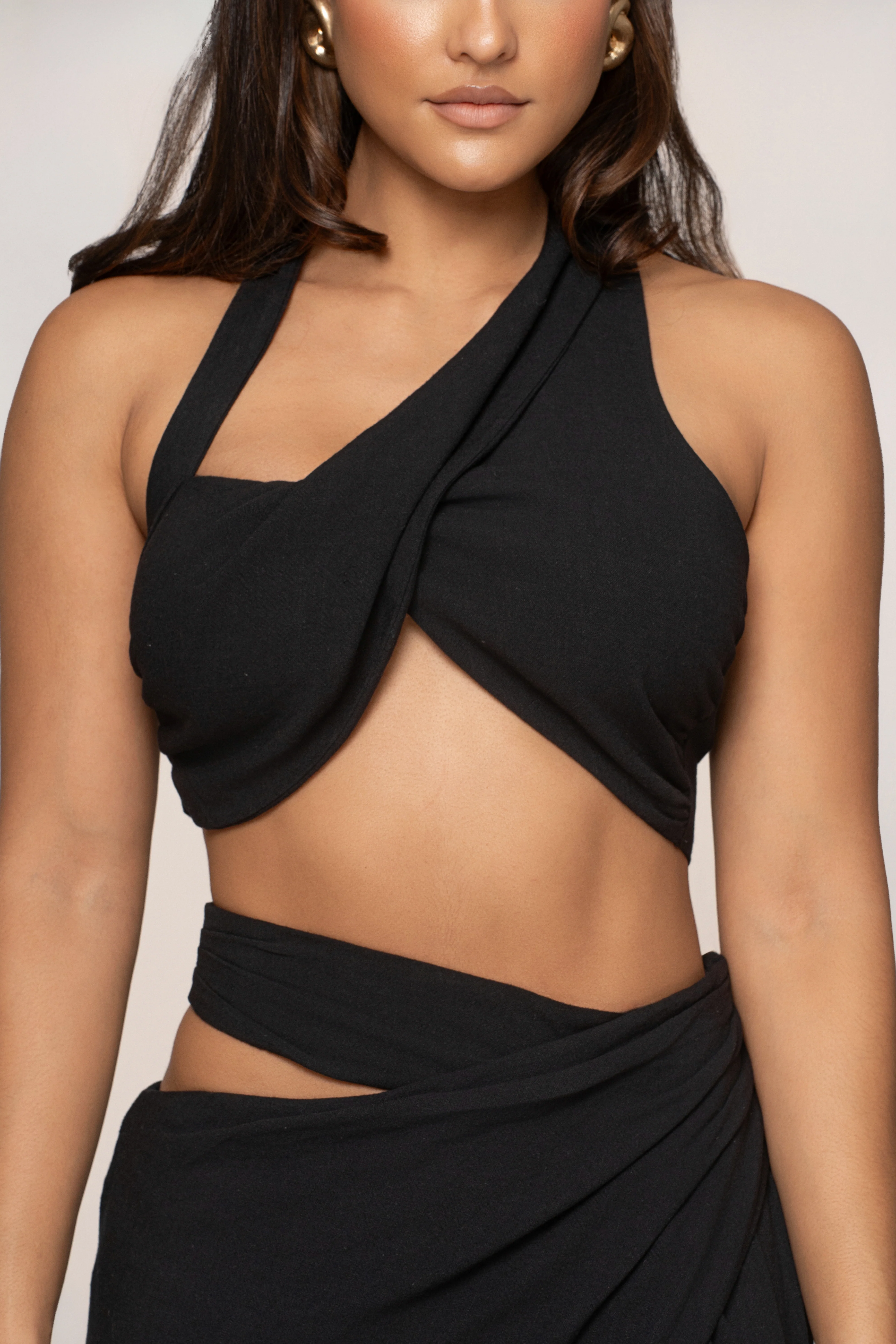 Black New Age Two Piece Skirt Set - Image 7