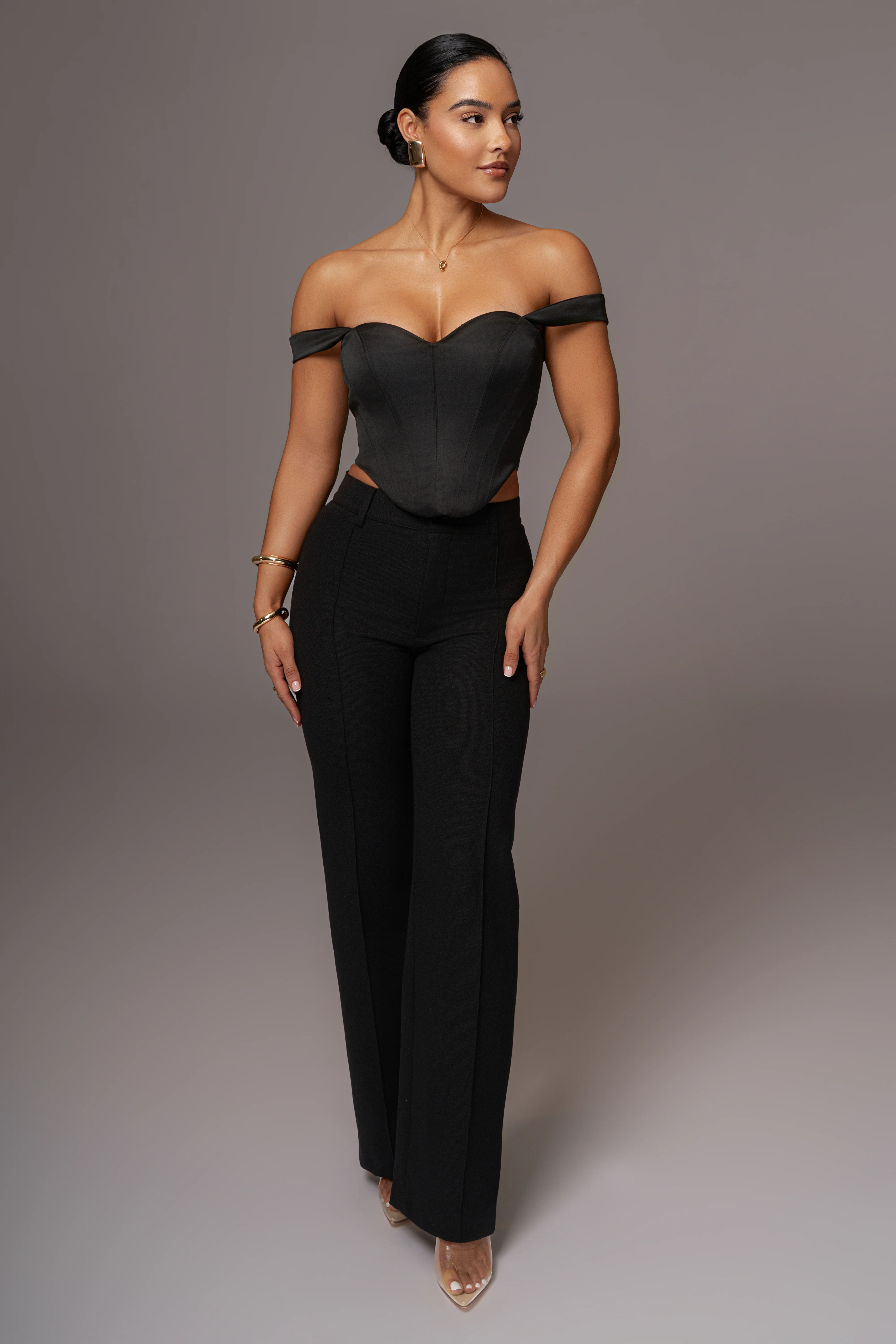 Black Nickie Lace Back Top - Image 6