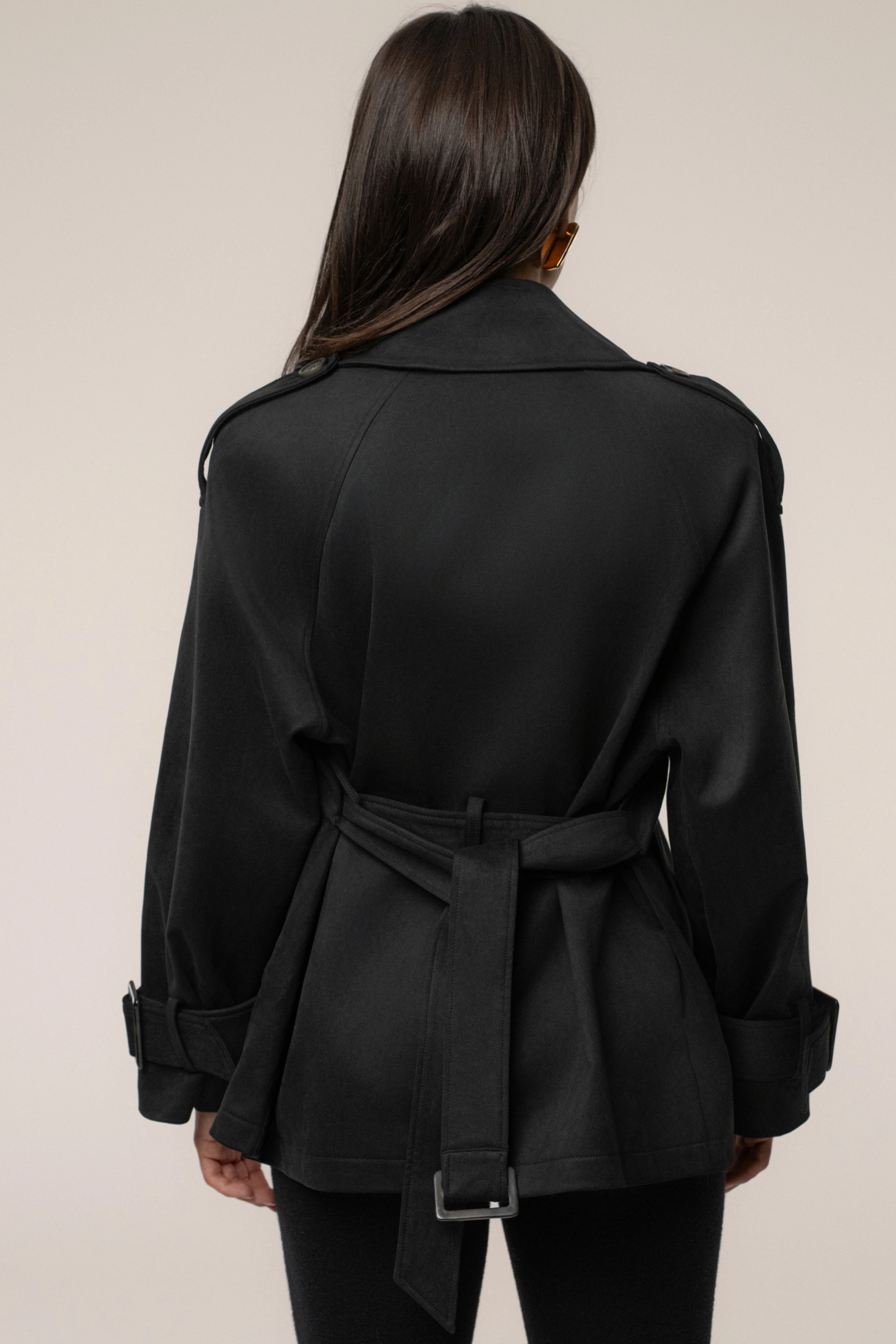 Black Nightfall Suede Jacket - Image 10