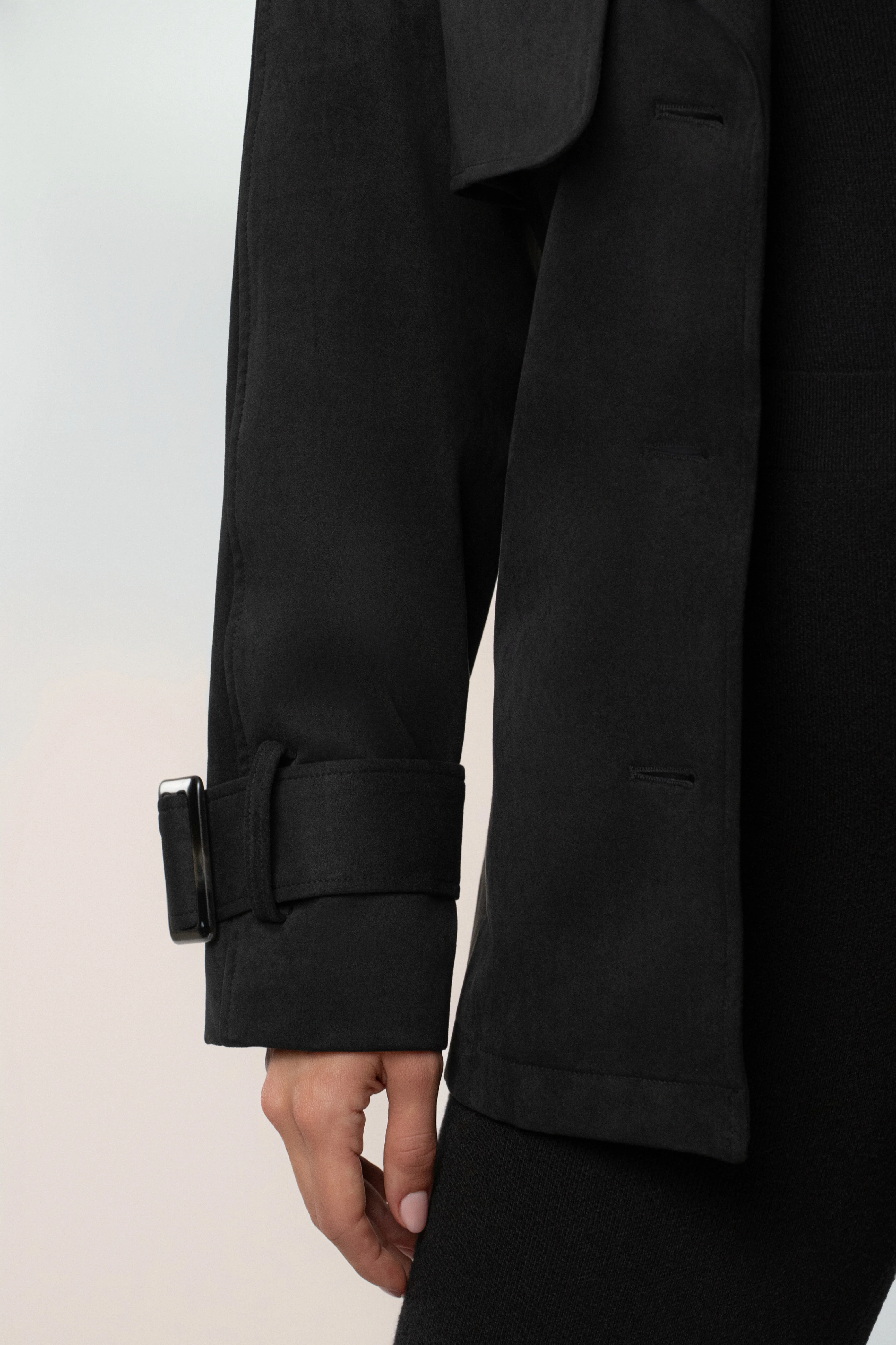 Black Nightfall Suede Jacket - Image 12