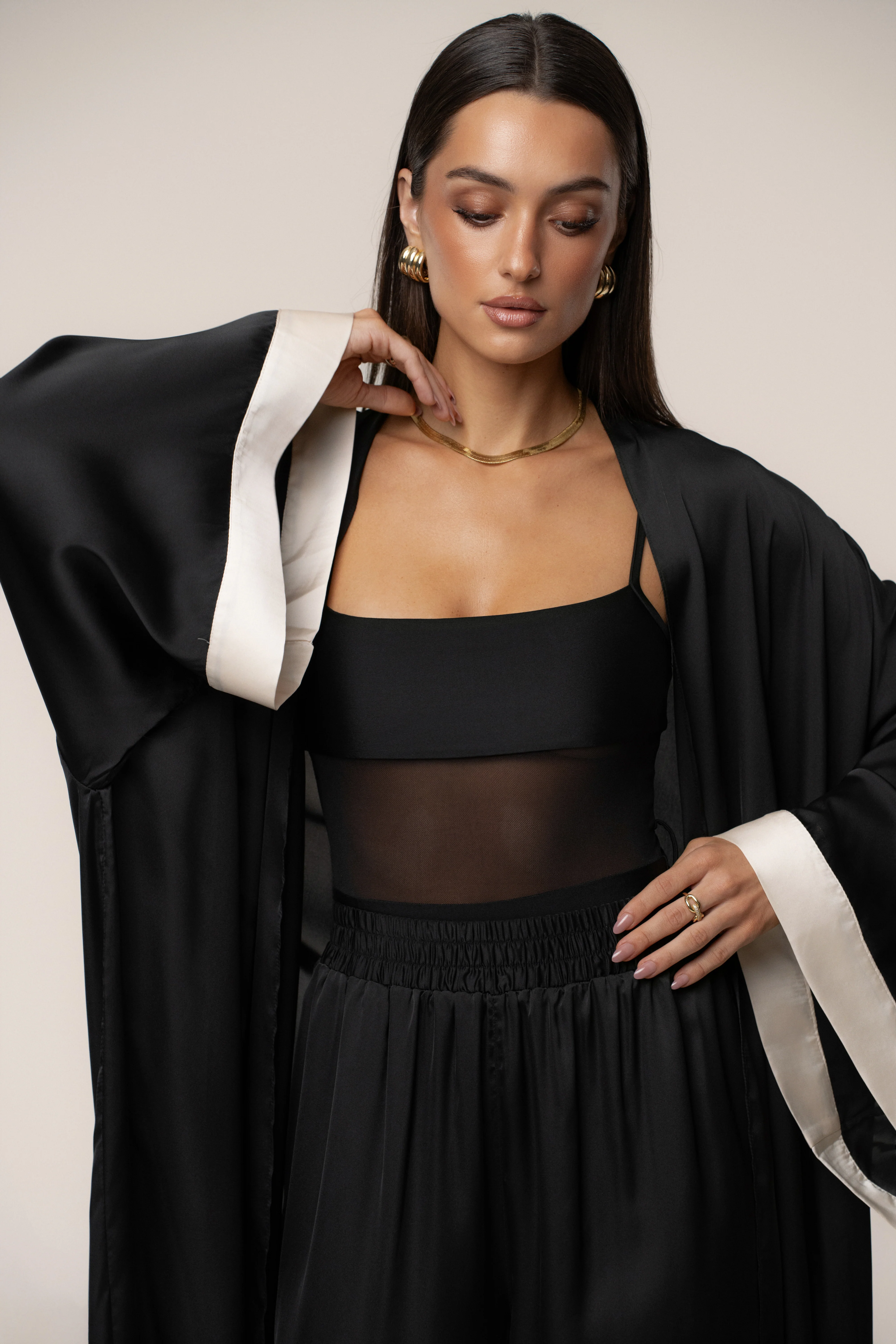 Black Nola Maxi Duster - Image 2