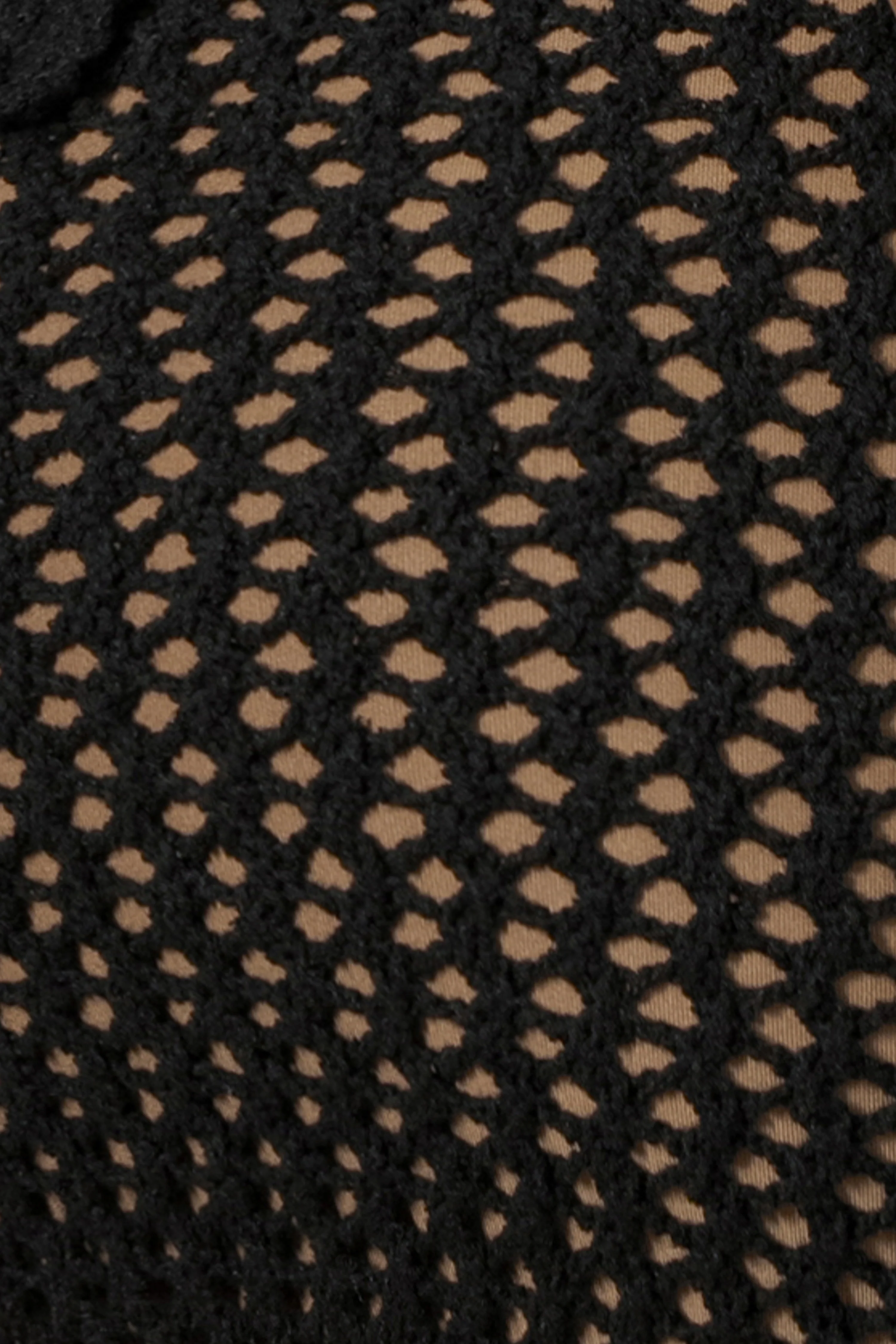 Black Paradise Crochet Maxi Dress - Image 9