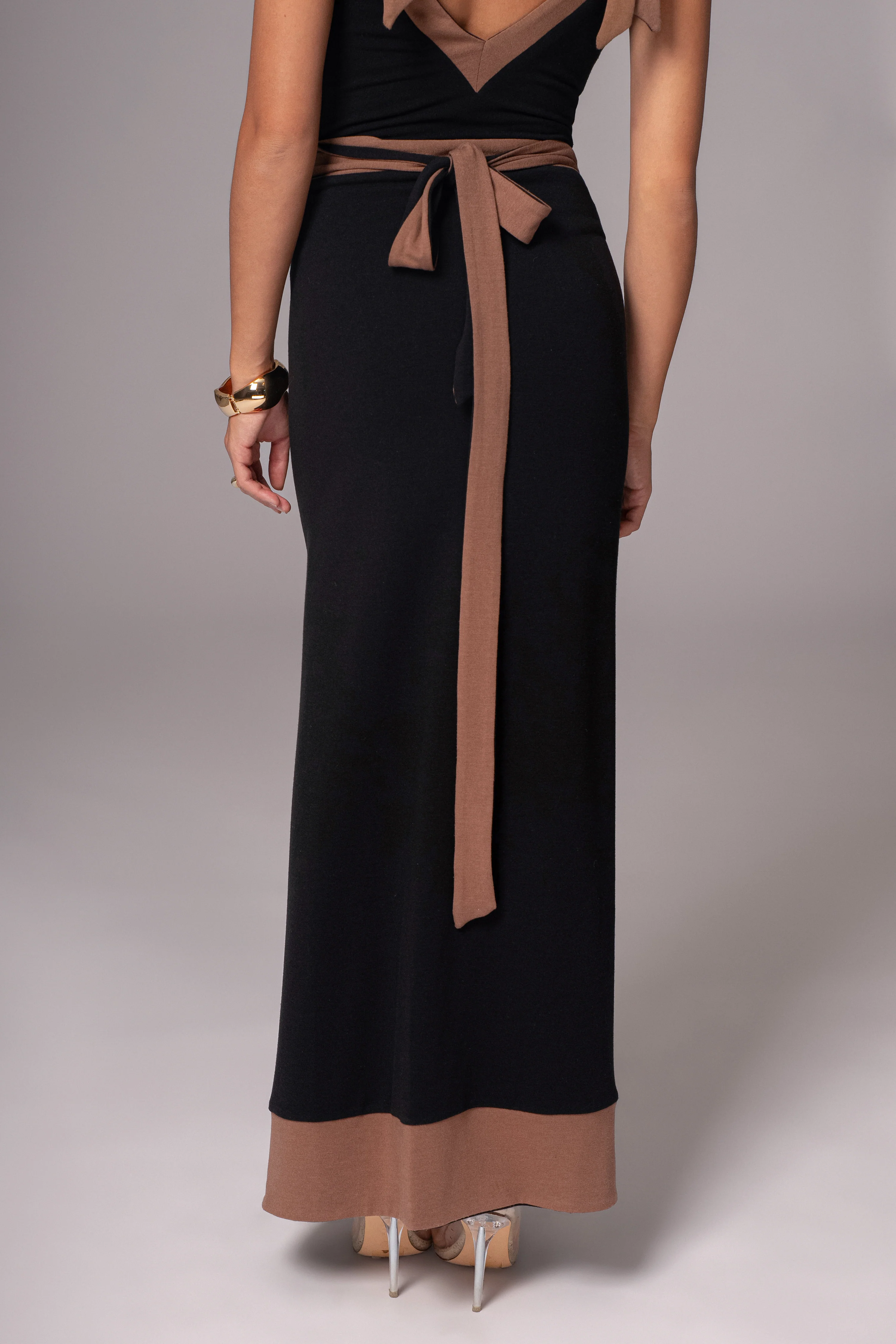 Black/Pecan Kamie Reversible Skirt Set - Image 28