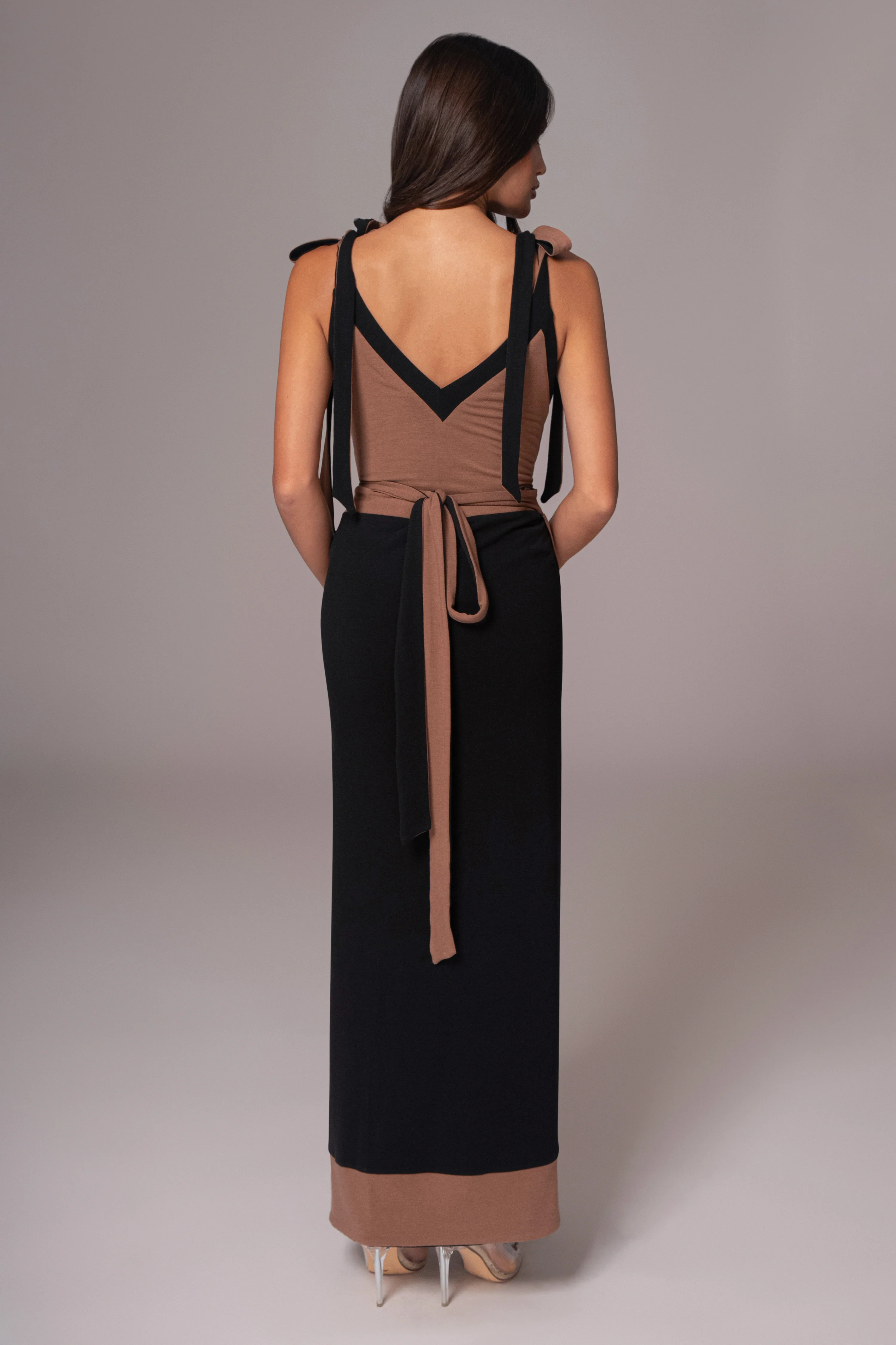 Black/Pecan Kamie Reversible Skirt Set - Image 29