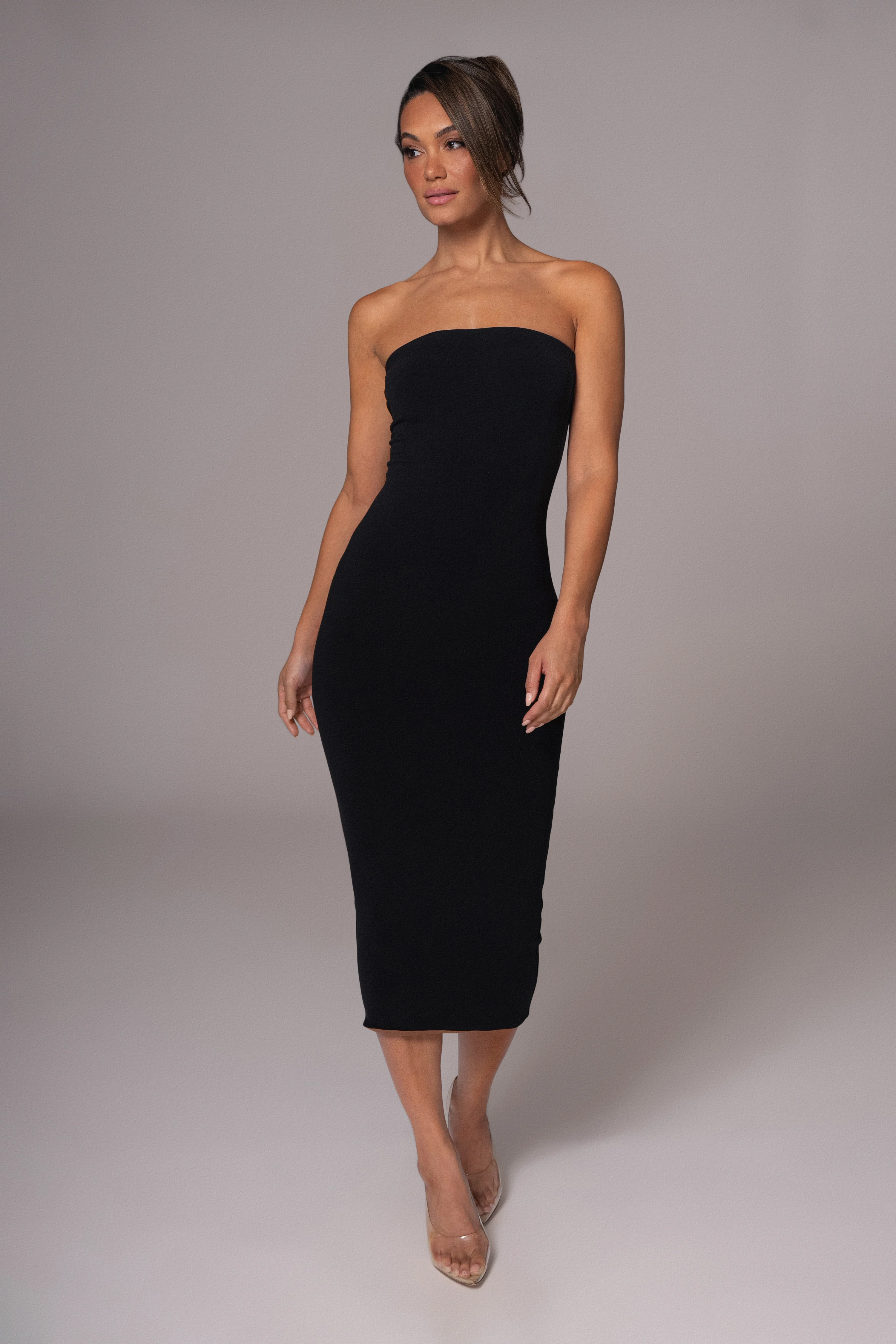 Black/Pecan Shelley Reversible Maxi Dress - Image 3