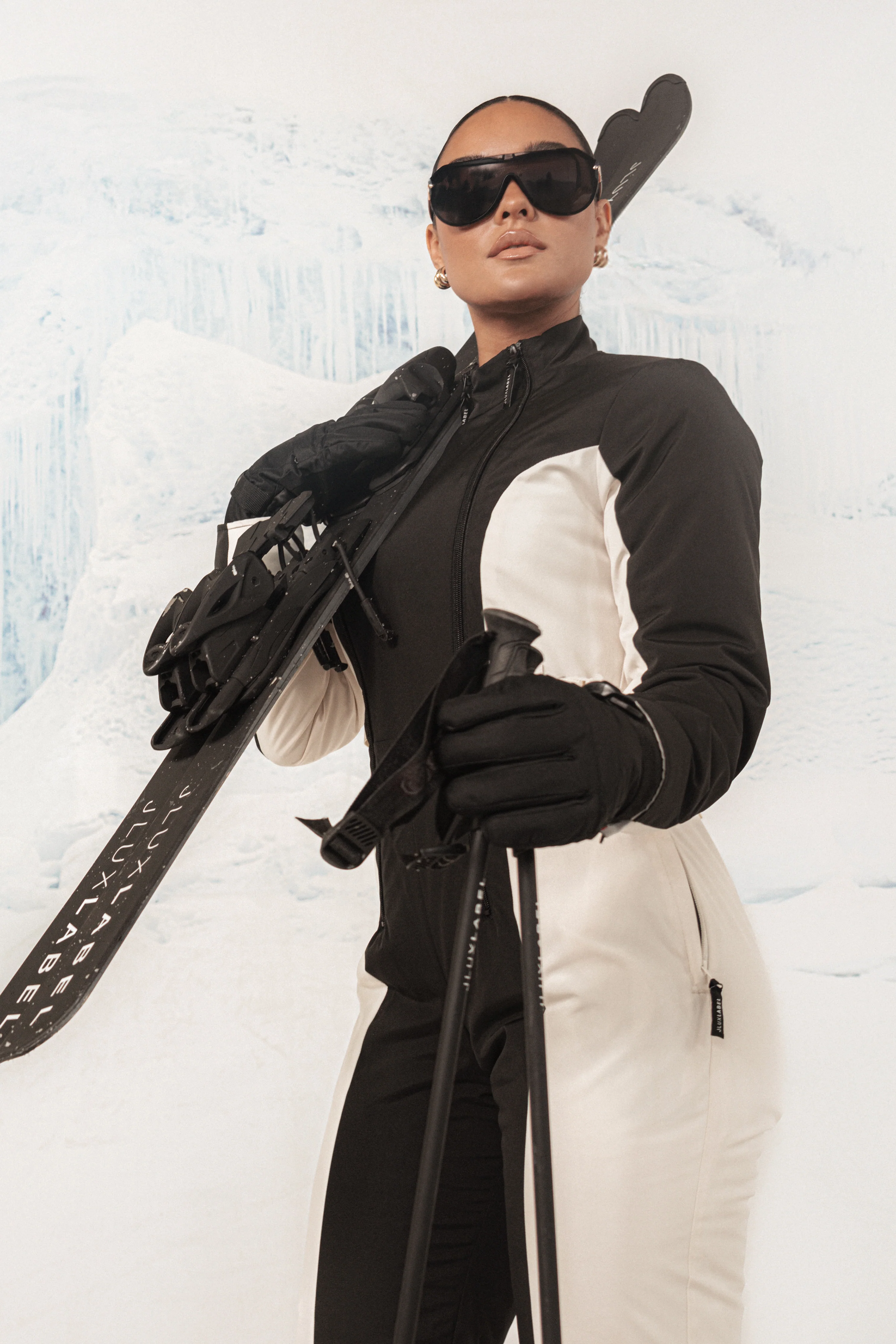 Black Polar Escape Ski Suit - Image 12