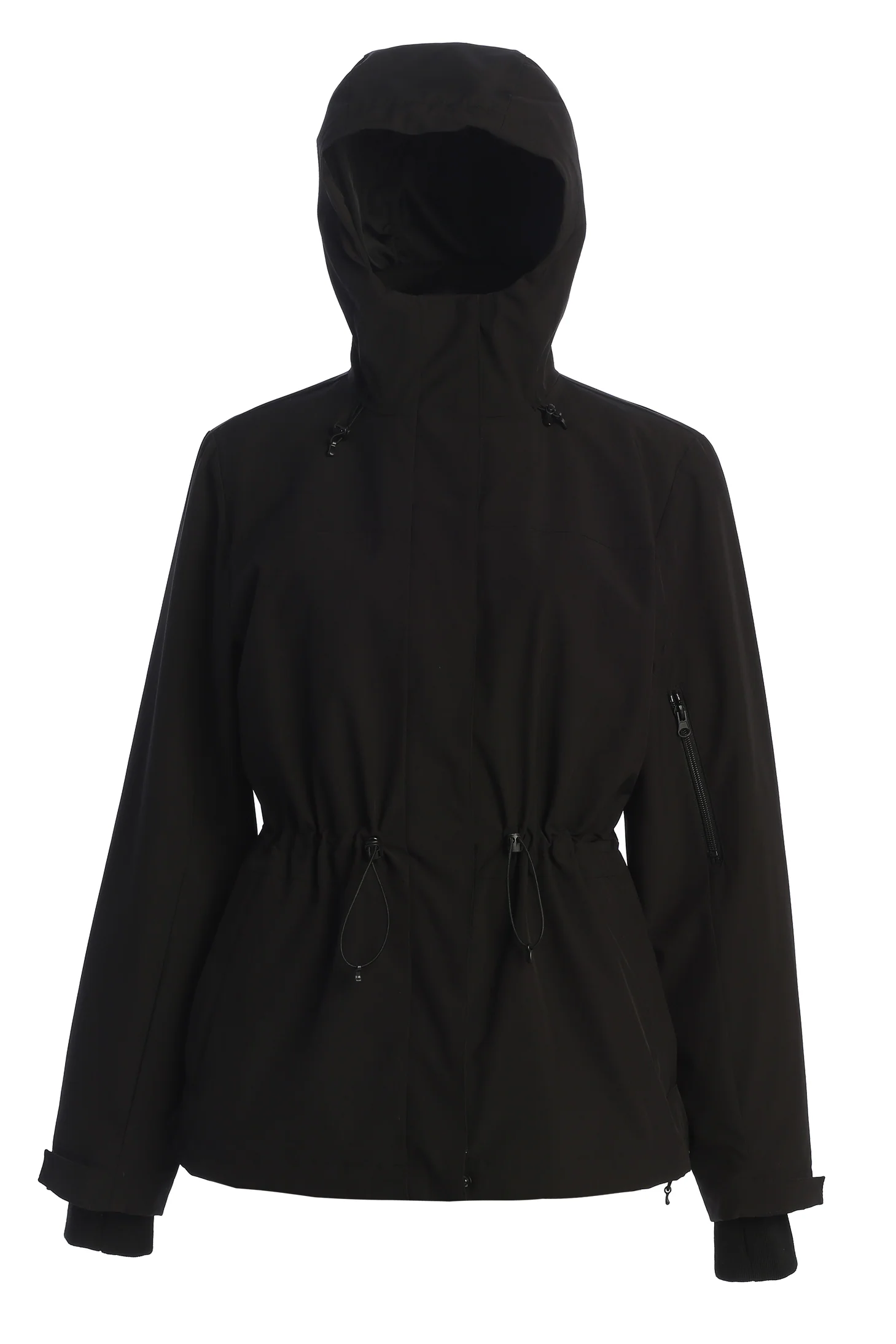 Black Polar Puffer Jacket - Image 3