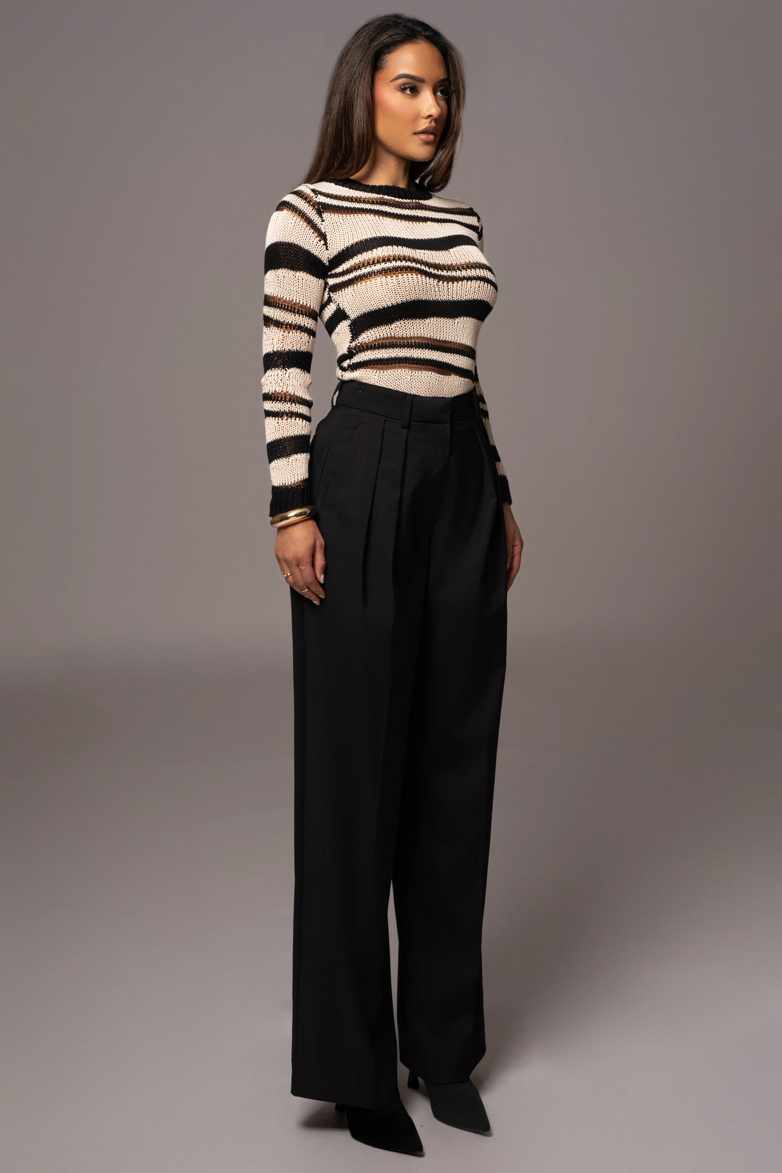 Black Power Hour High Waist Trousers - Image 4