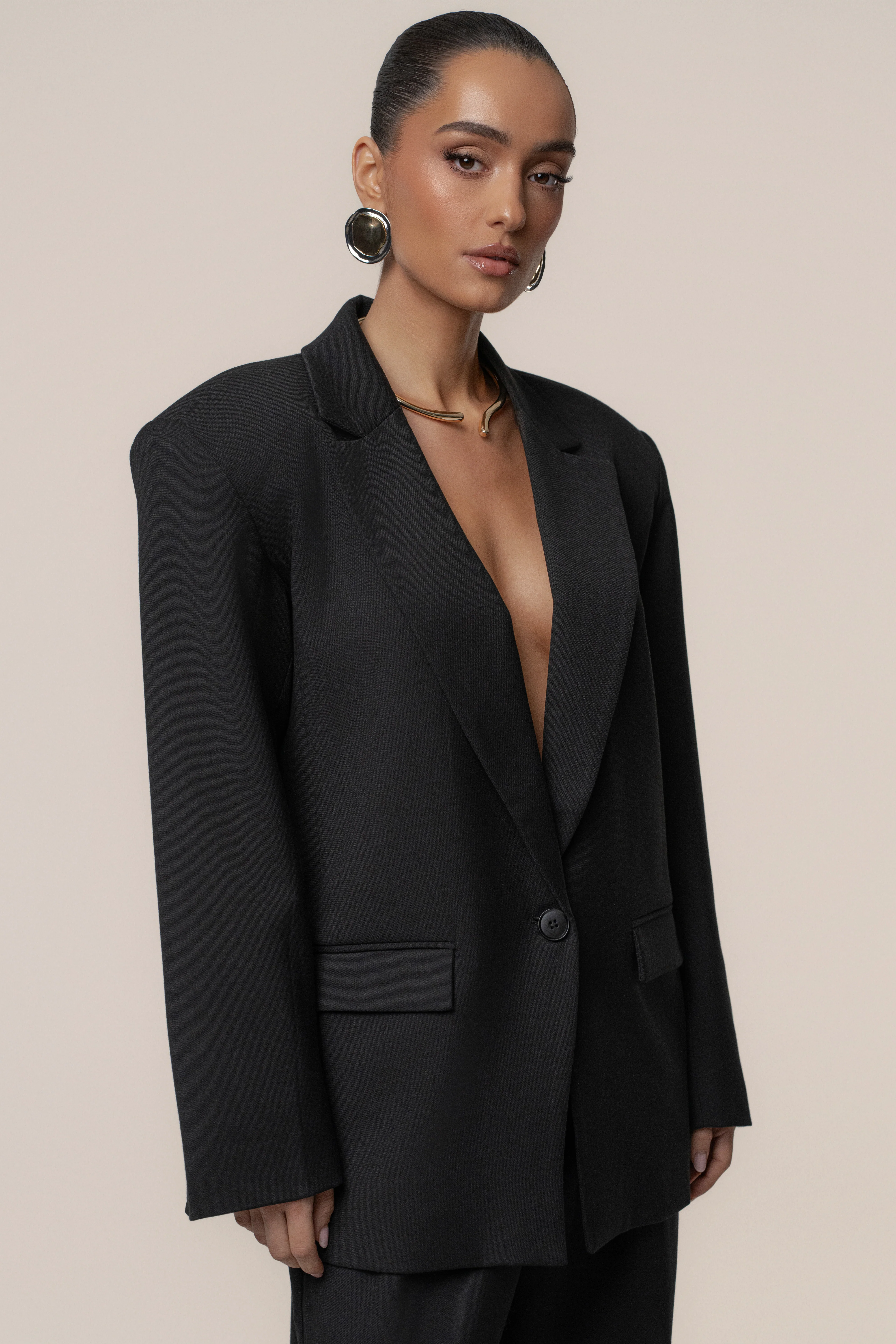 Black Refined Moments Blazer - Image 10