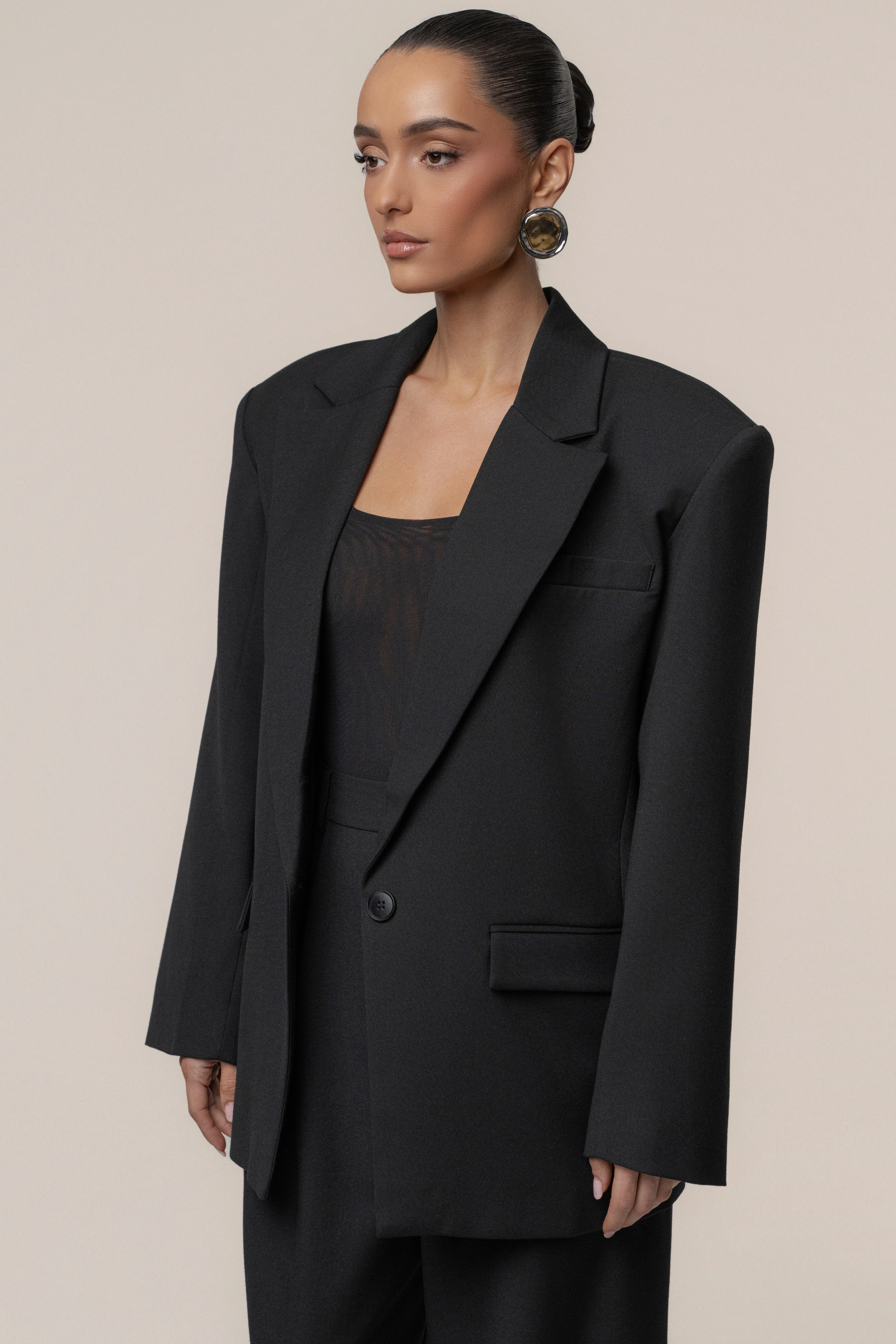 Black Refined Moments Blazer - Image 5