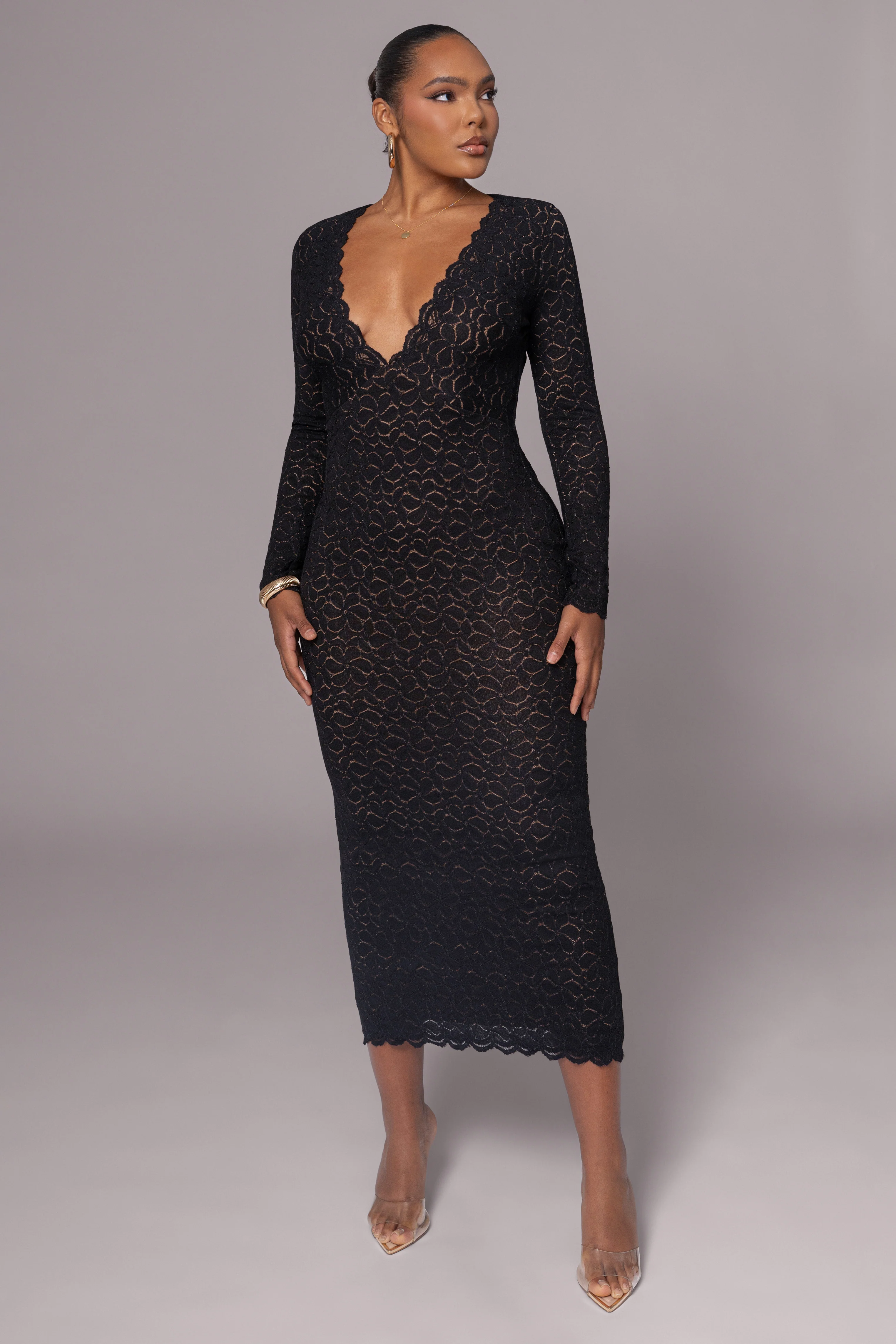 Black Reunited Maxi Dress - Image 3