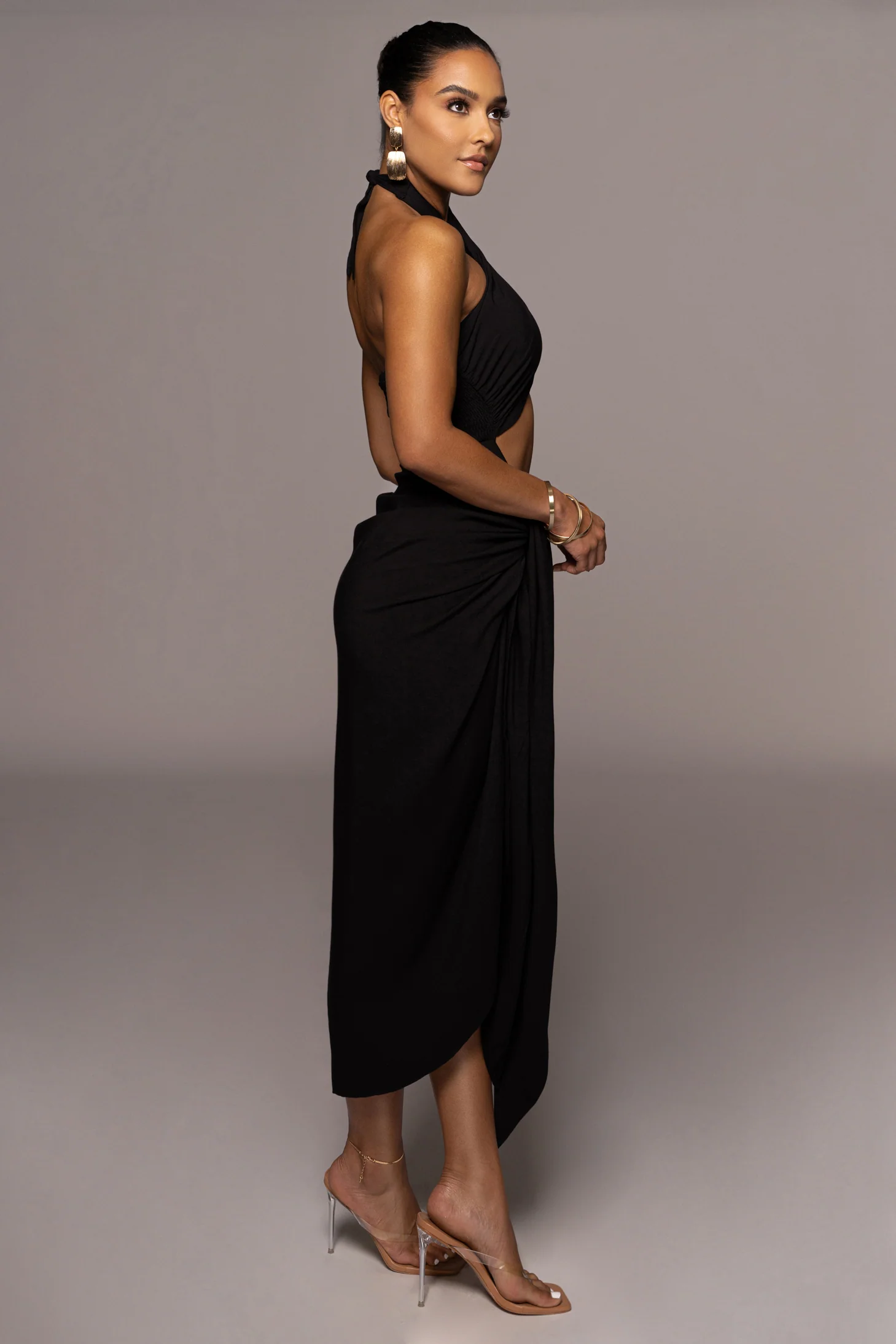 Black Sahara Dress - Image 12
