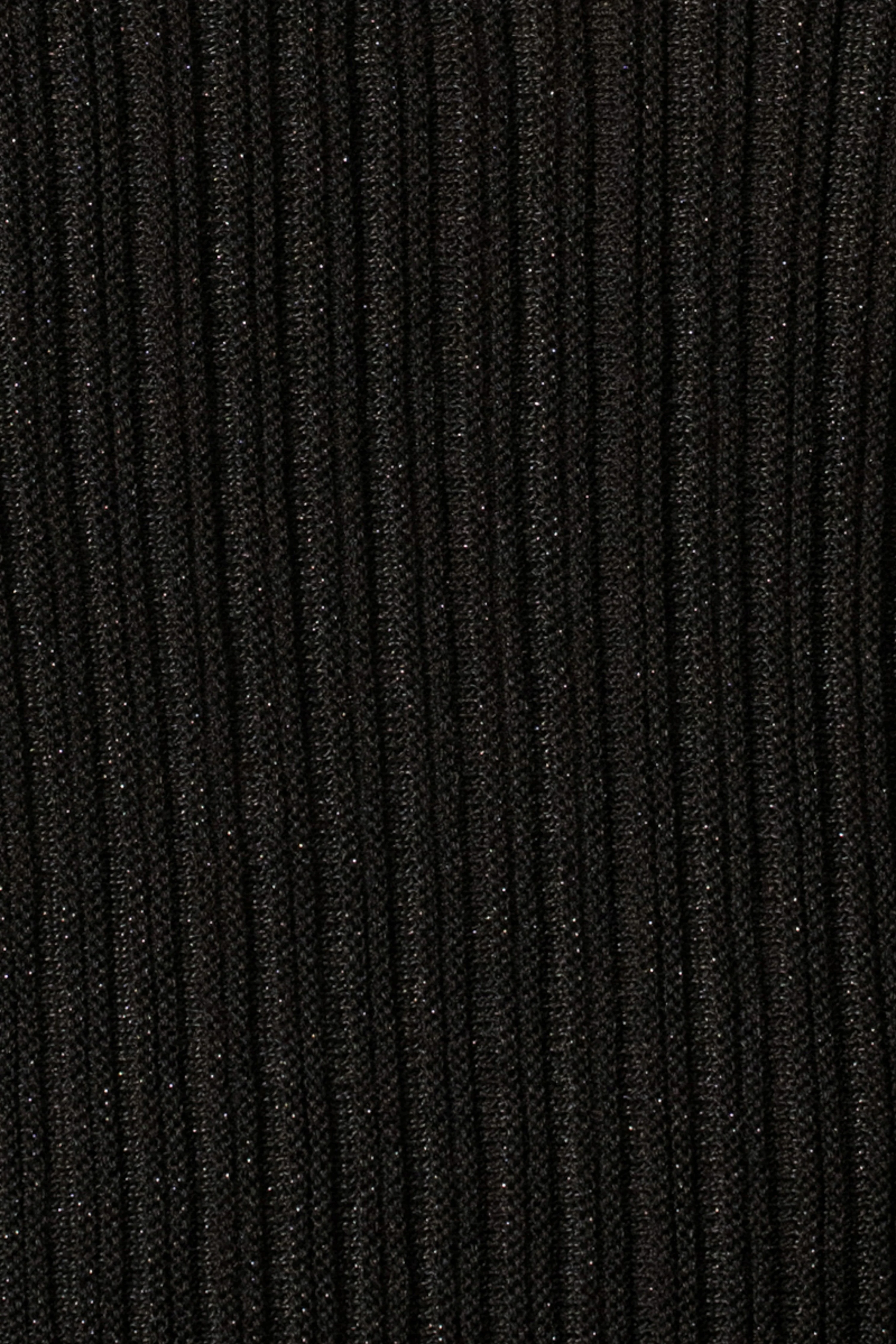 Black Serena Ribbed Skirt Set - Image 5